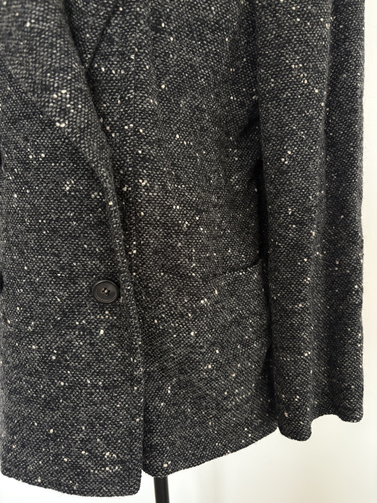 Vintage Saint Laurent Rive Gauche Tweed Blazer – Double Breasted Wool Jacket