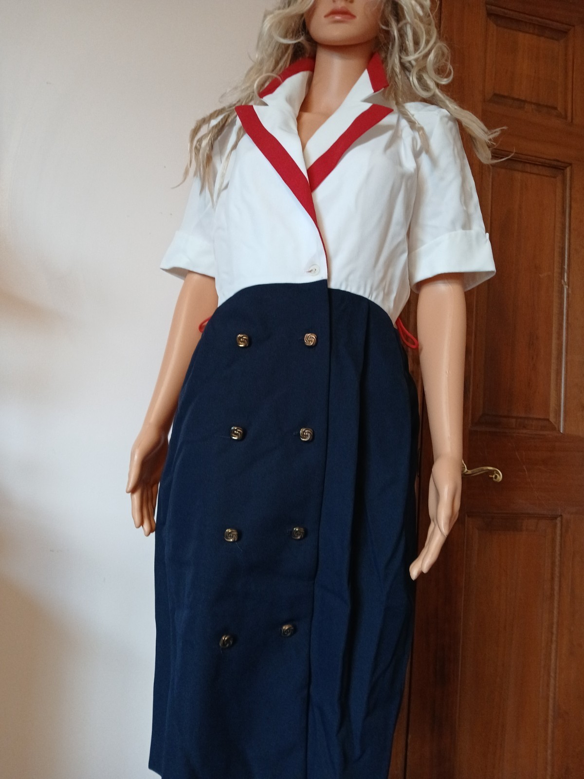 Authentic Preppy Mod90s 1-piece versatile dress. « WPGordon » HQ-EVC Size 4.
