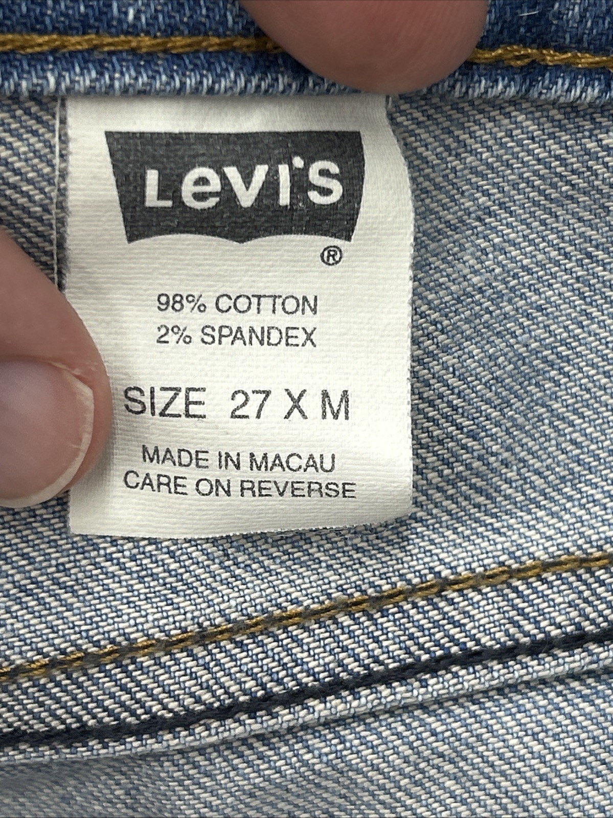 Vintage Levis Red Tab Boot Cut Jeans Women Size 27 XM Made in Macau