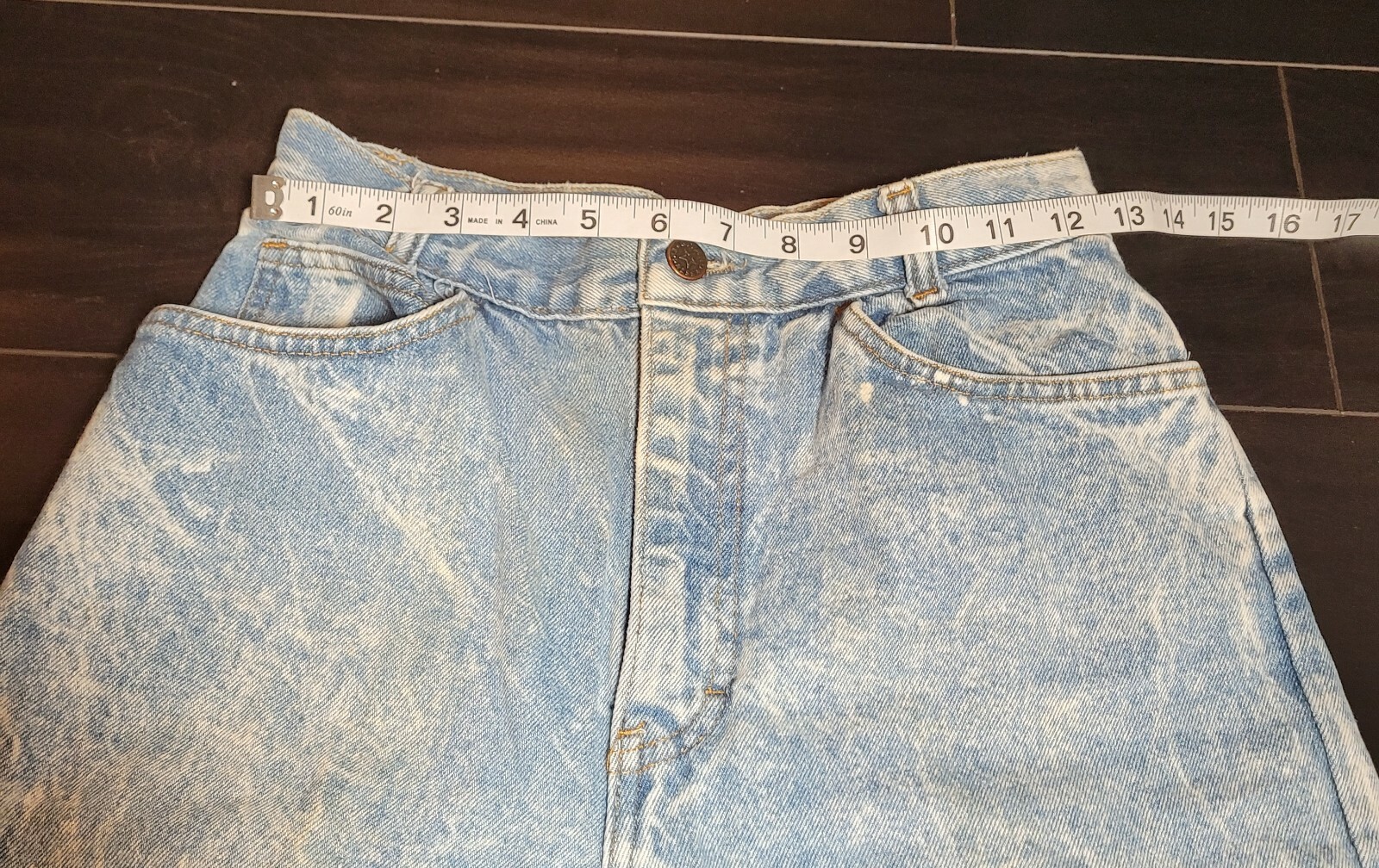 1980&rsquo;s Vintage GITANO High Waisted Acid Wash Mom Jeans Refer To Photos