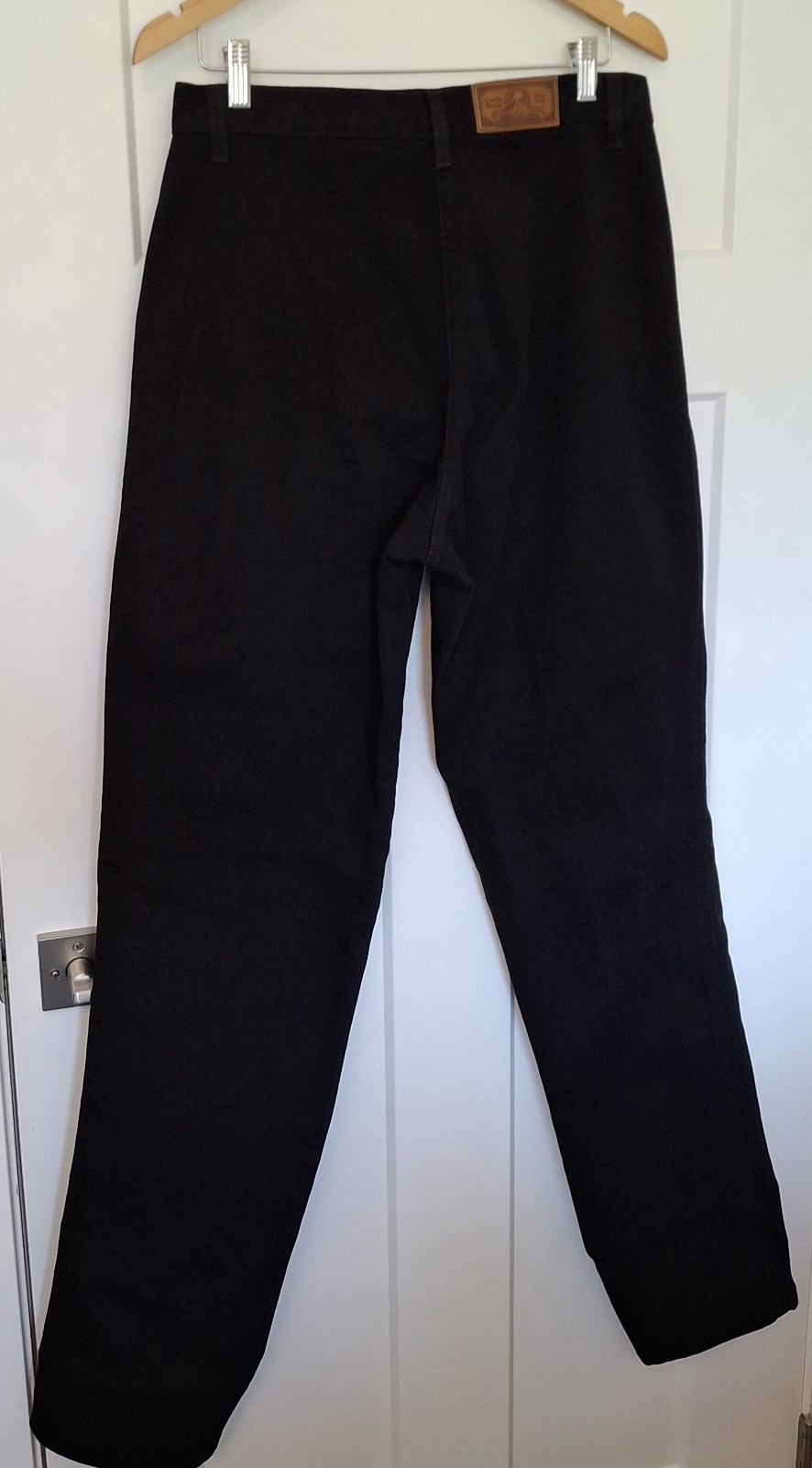 Vintage Rocky Mountain Jeans Women 33/15 Black High Rise Bareback Western Riding