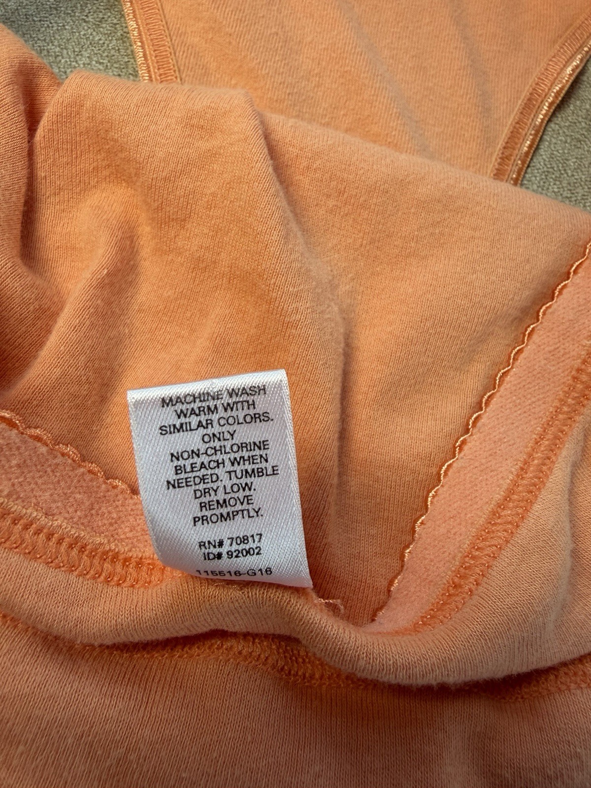Vintage Victorias Secret Signature Waistband String Bikini Small Solid Orange