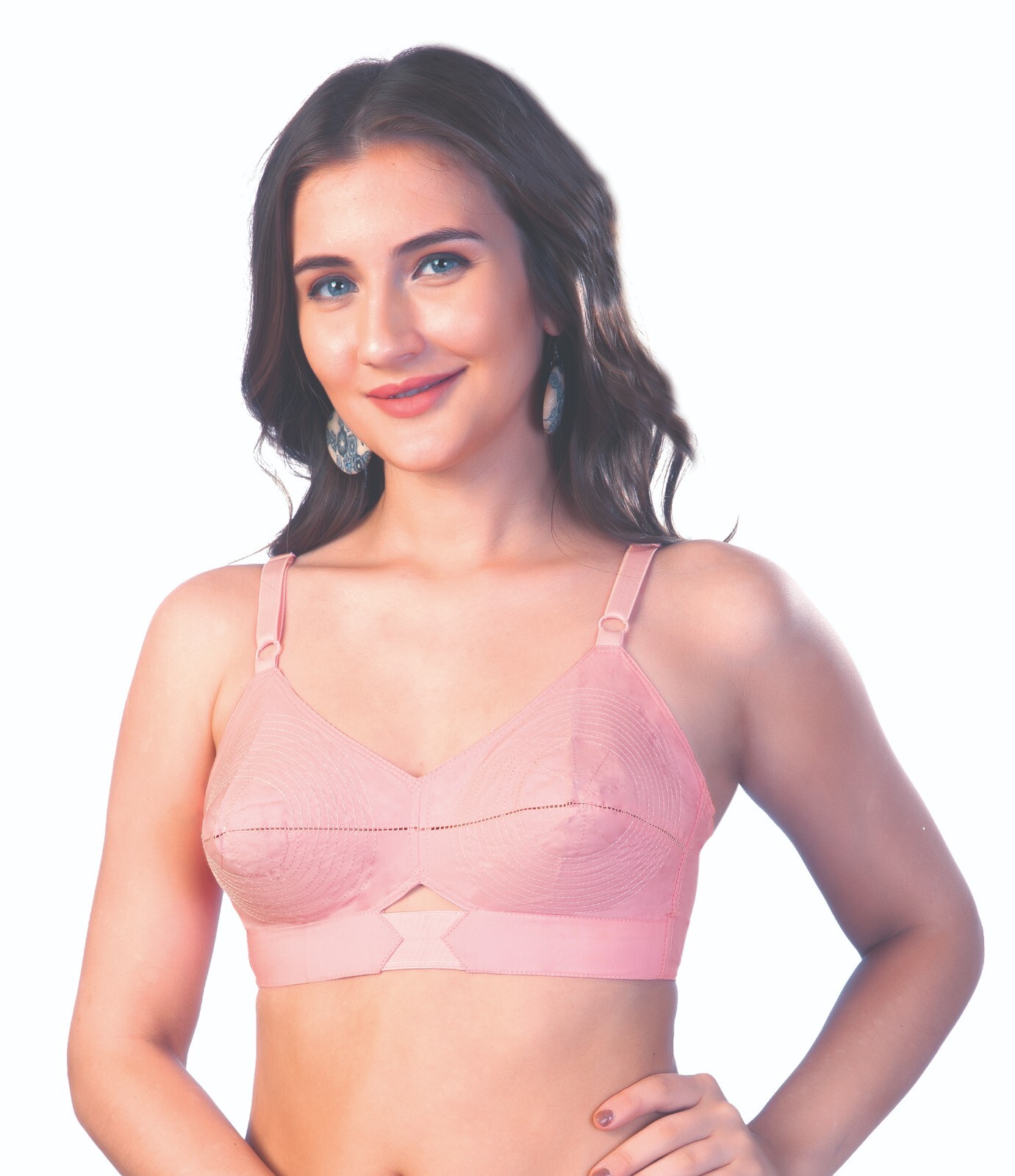 Padded Bullet Bra Organic Cotton – Vintage Retro Bra (Plus Size Available)