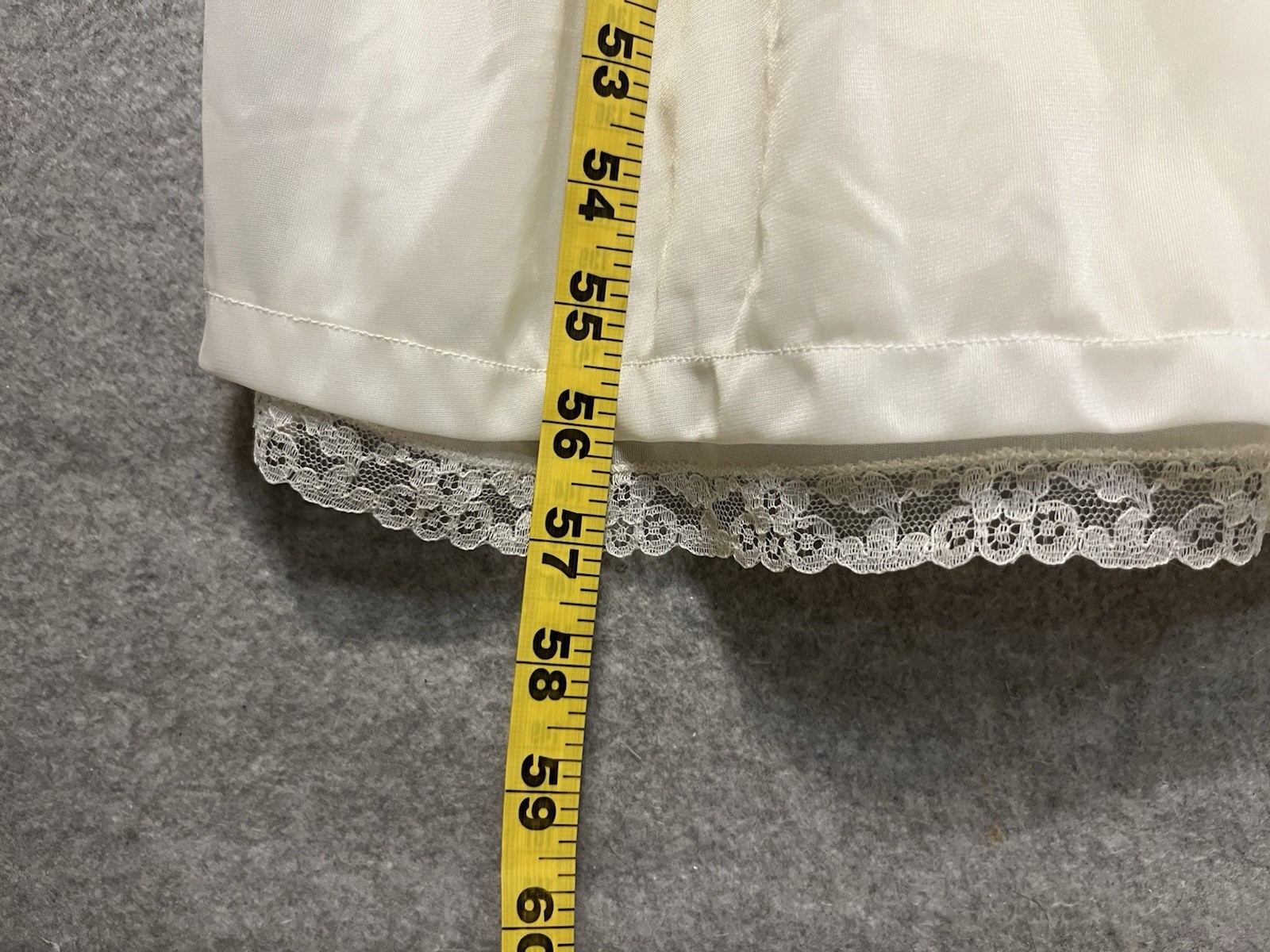 MCM Peignoir Set Radcliffe White Nightgown 2-Pc Lingerie Long 36 M Bridal VTG