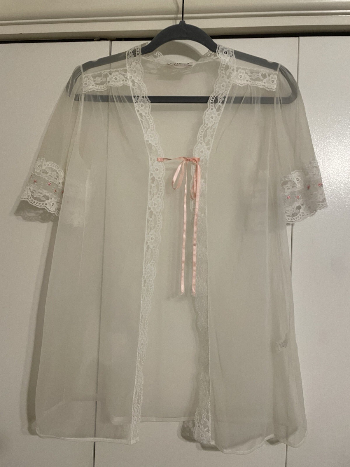 Vintage GILEAD Nylon Baby Doll Sheer Robe Style 49068 Size Petite