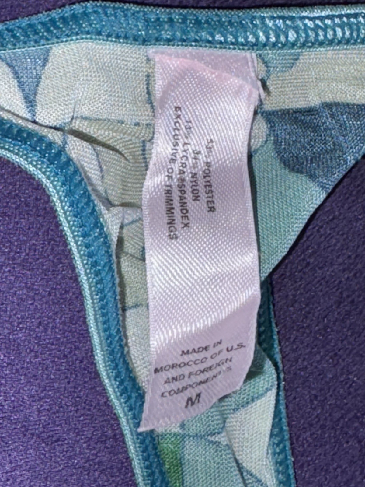 Victoria&rsquo;s Secret 2001 Shiny Satiny M Second Skin Thong String Panties Panty