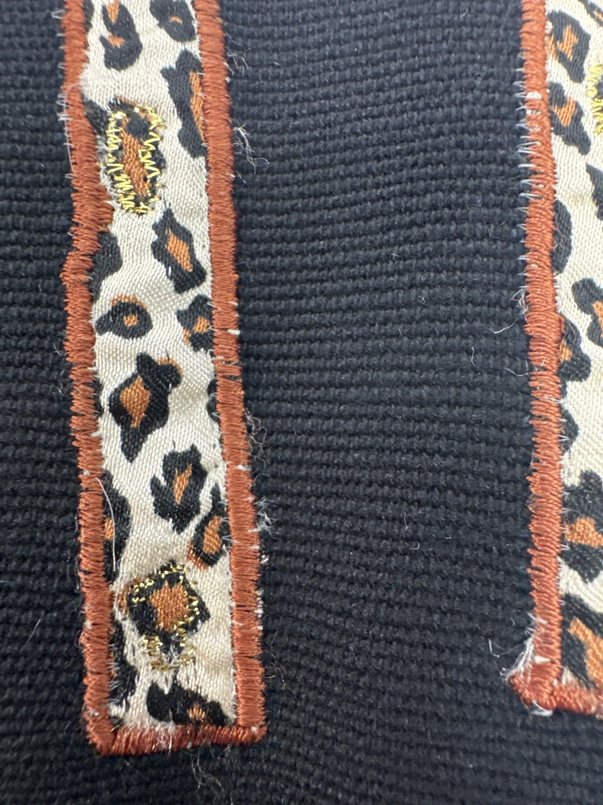 VTG Daniel K Giraffe Jacket Womans Black Artsy Safari Animal Novelty S READ