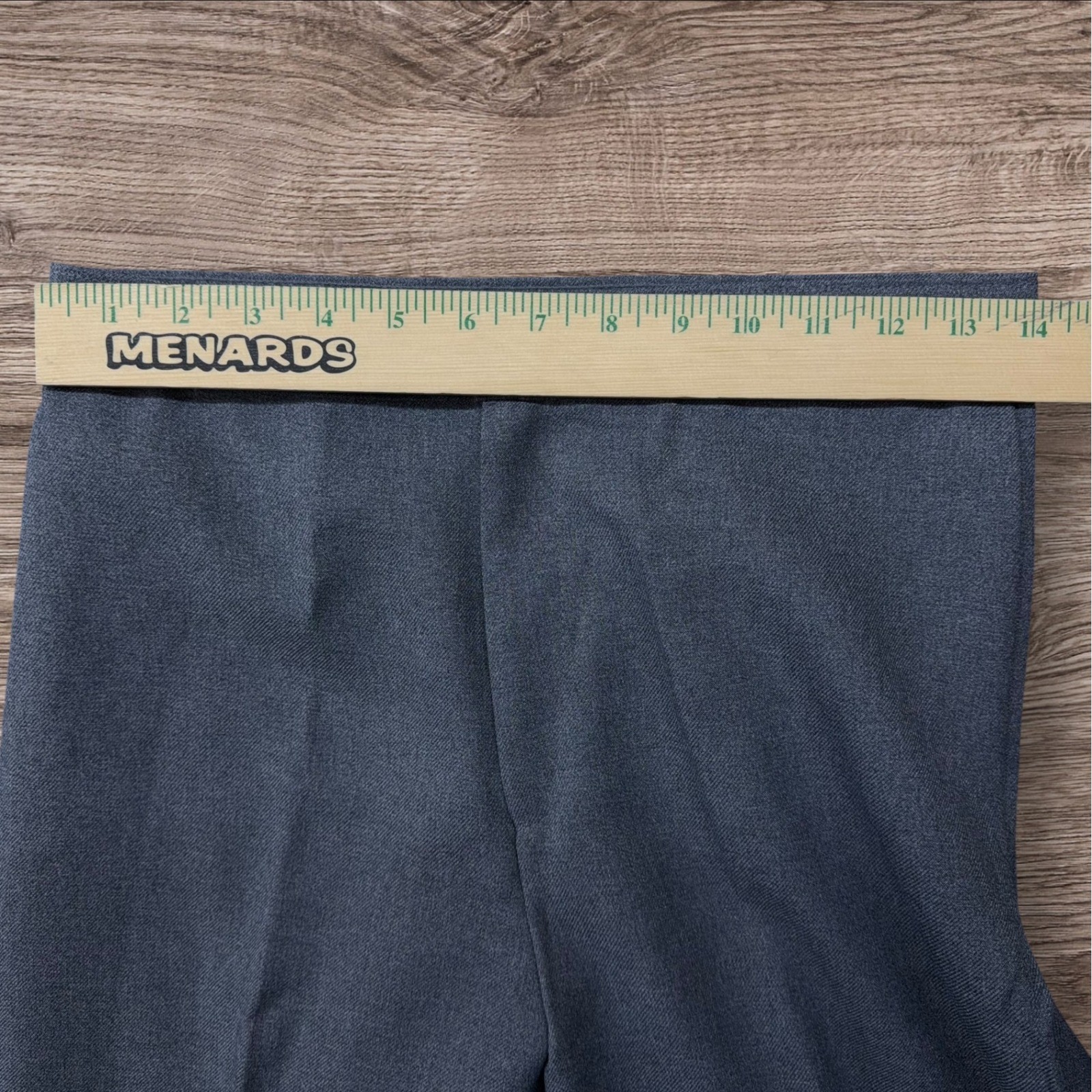 Vtg Levi&rsquo;s Bend Over Sta-Prest Gray Slacks Womens Size 12 (28×28) Made in USA