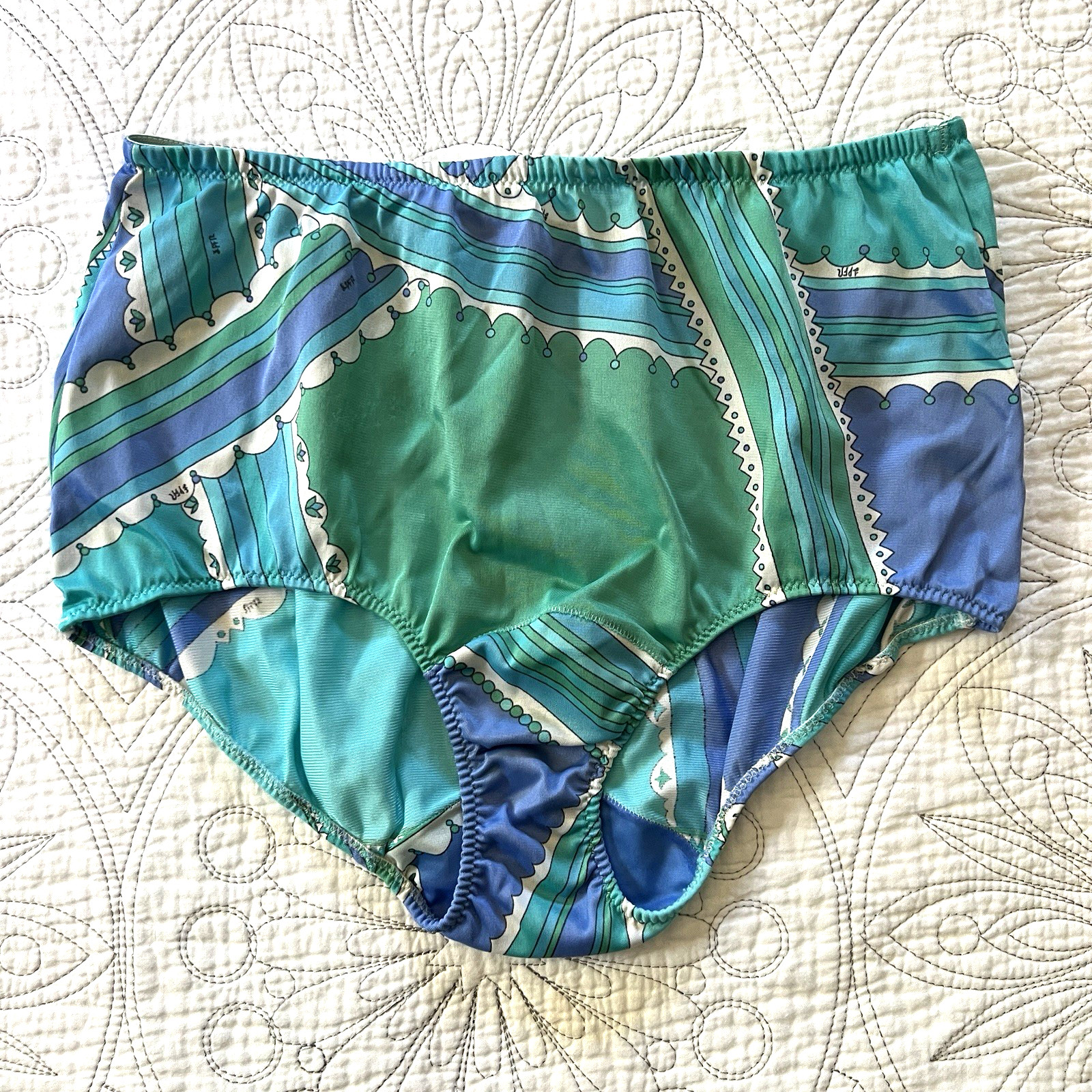 EMILIO PUCCI Vintage Lingerie Brief S/M sz. 5 Formfit Rogers MOD Print 60&rsquo;s/70&rsquo;s