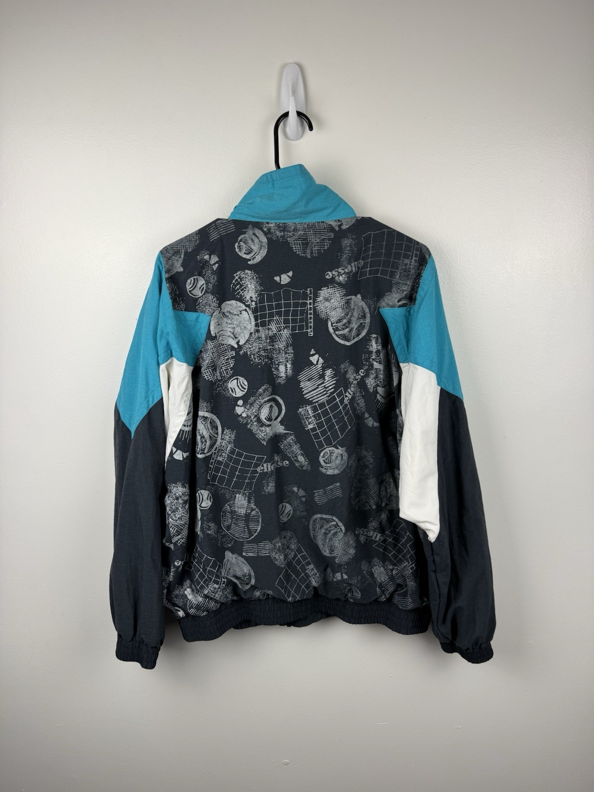 Vintgae Ellesse Windbreaker All Over Print Jacket Women&rsquo;s Size 6 (24×25)