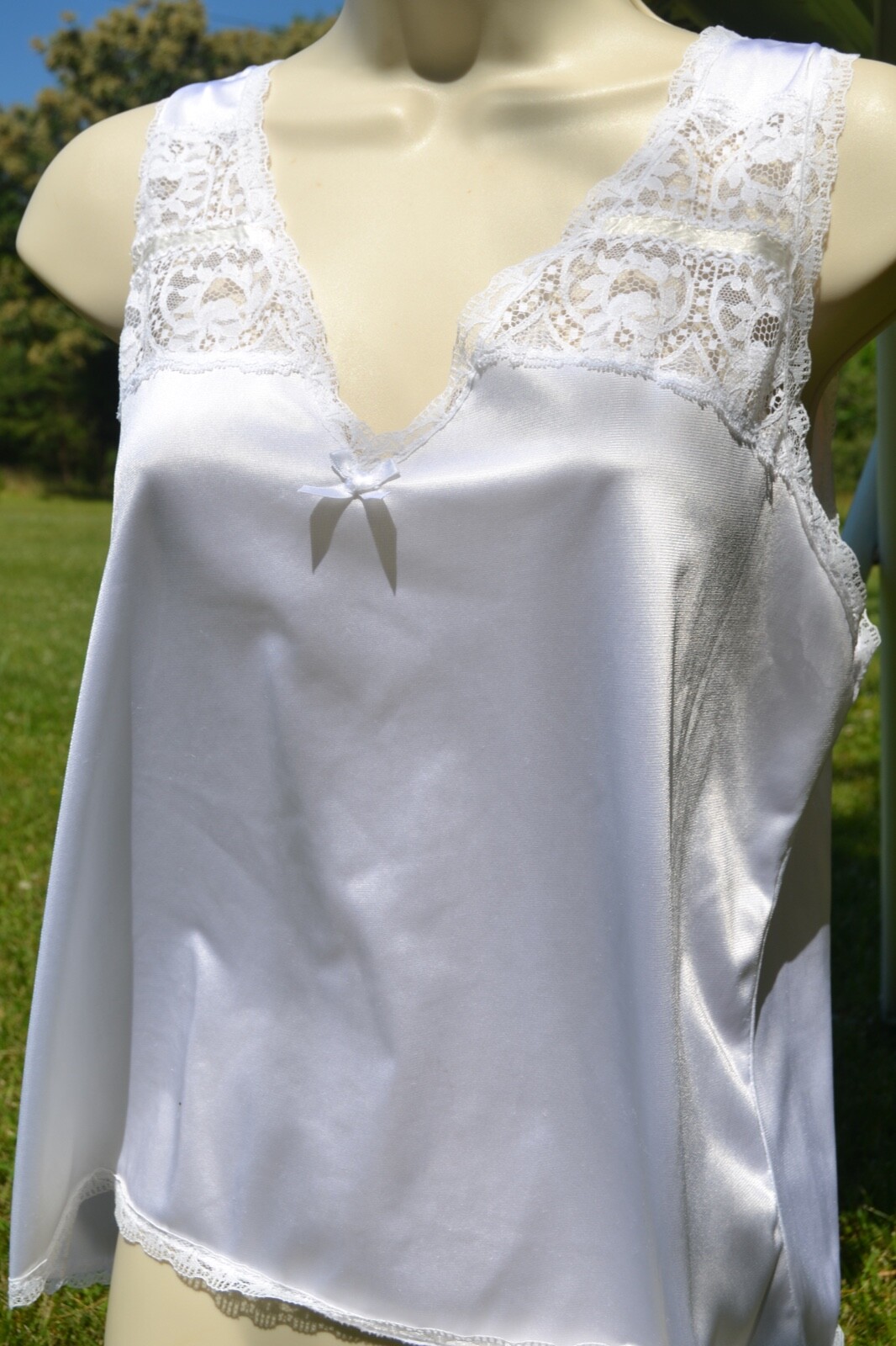 White Camisole by Melody Size Large.