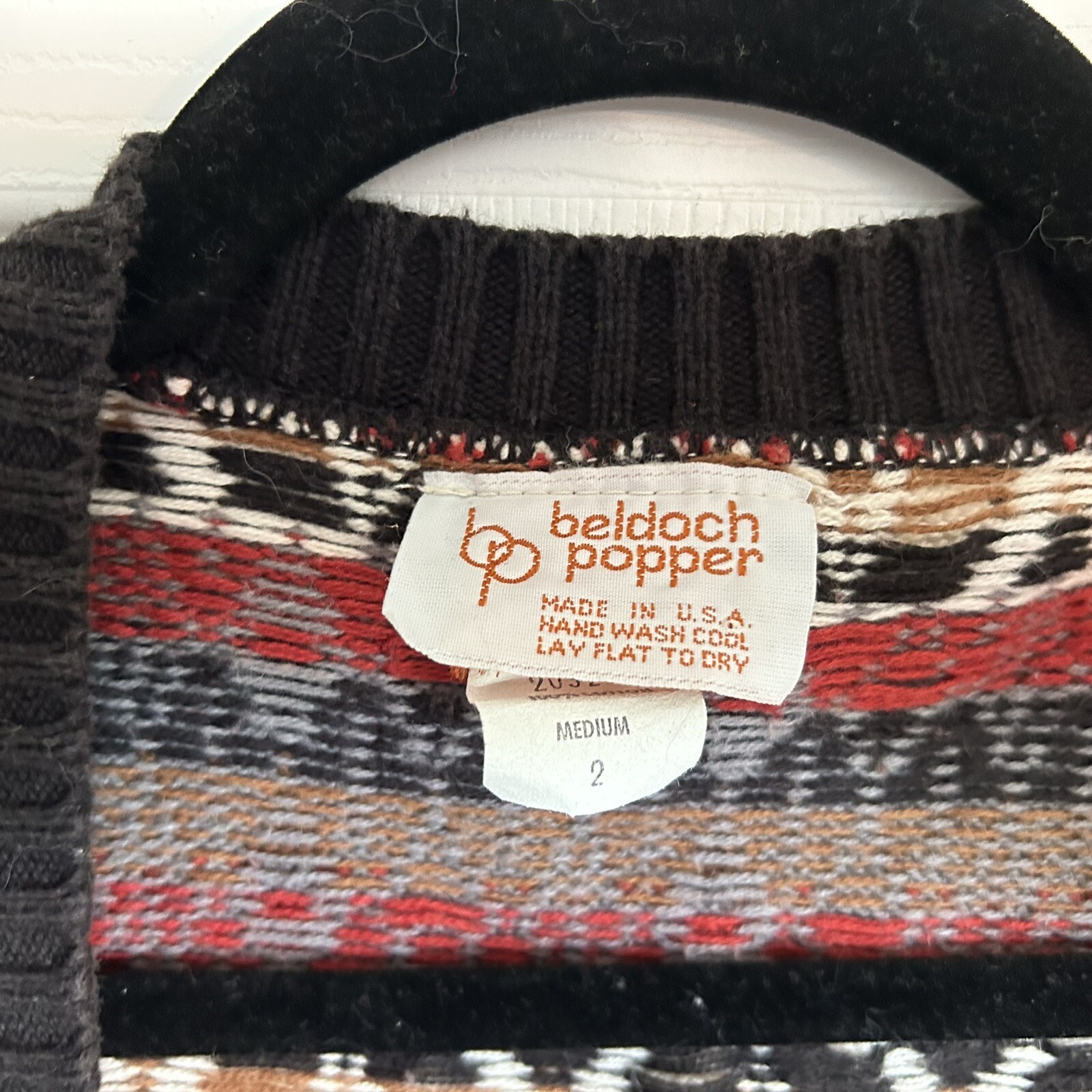 Beldoch Popper Vintage Sweater Vest