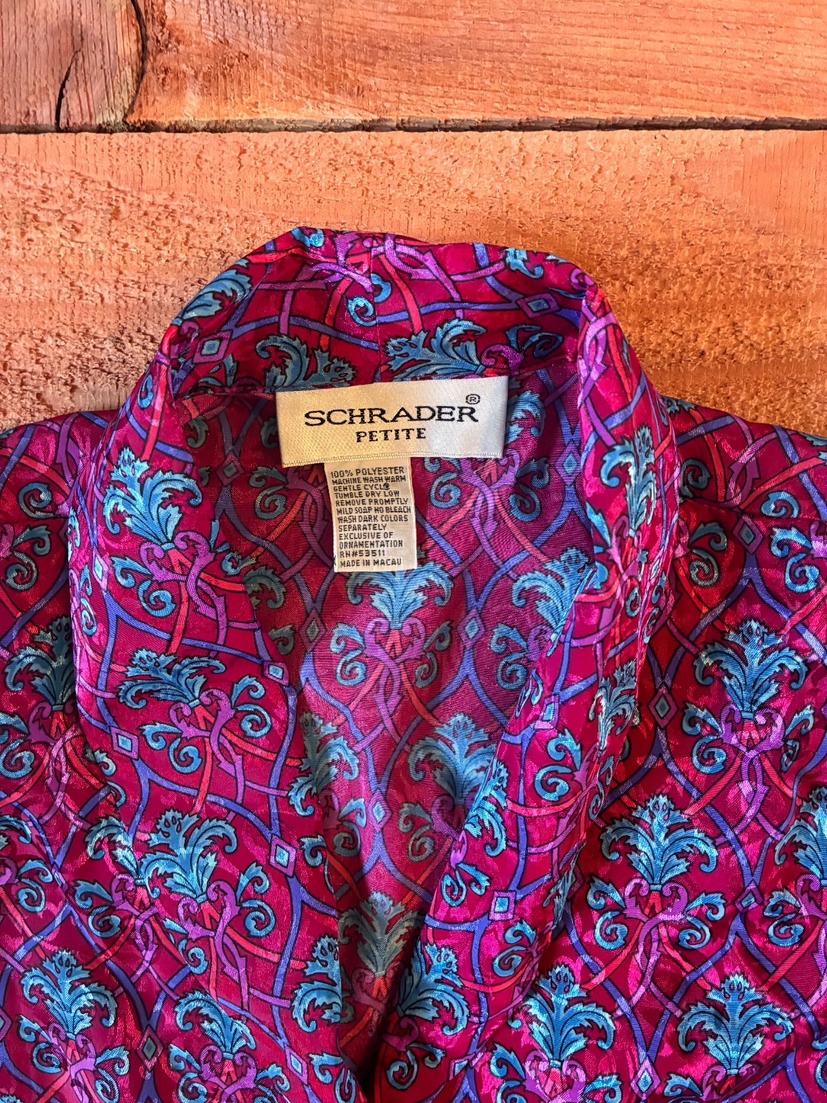Vintage 80s 90s Schrader Petite Belted Shirt Dress Paisley Cottagecore Prairie