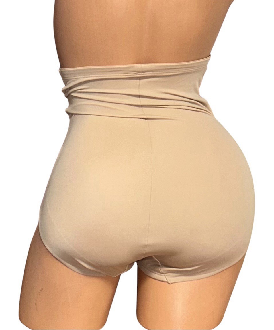 MIRACLESUIT Beige High Waisted Sheer Nylon Shaper Girdle Panties L NOS