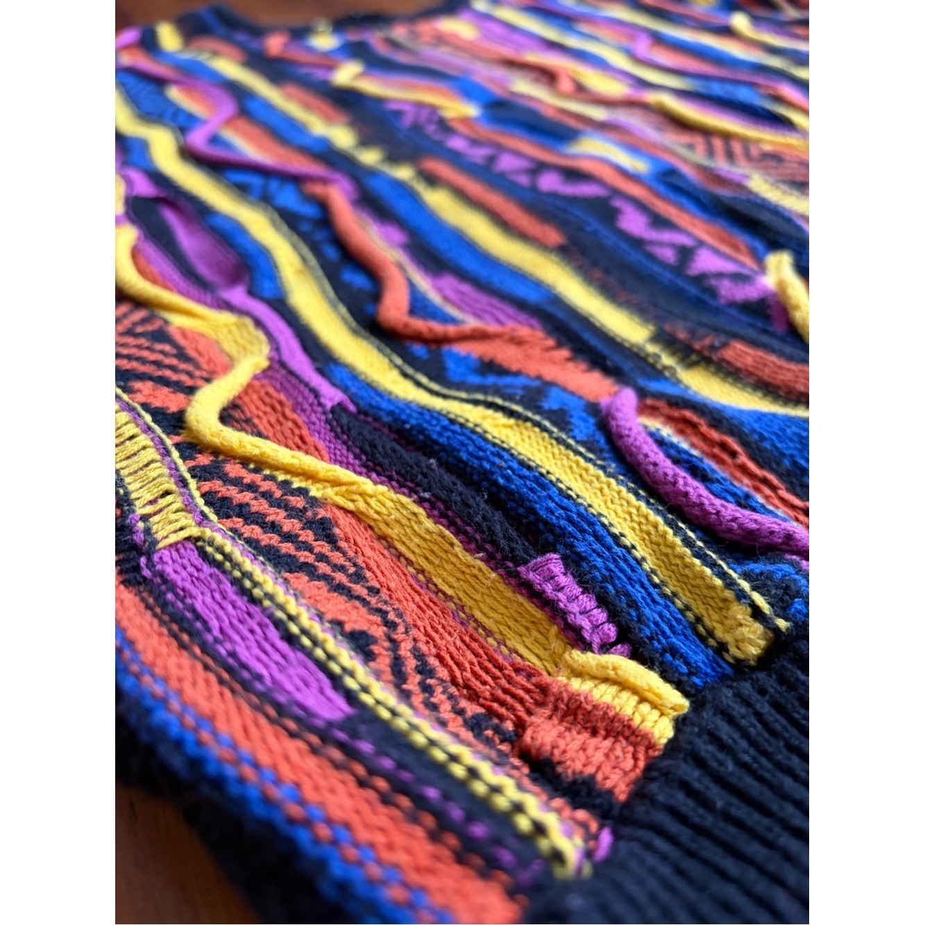 Forever 21 Coogi Inspired 90&rsquo;s Retro Sweater Multicolored Size 1X
