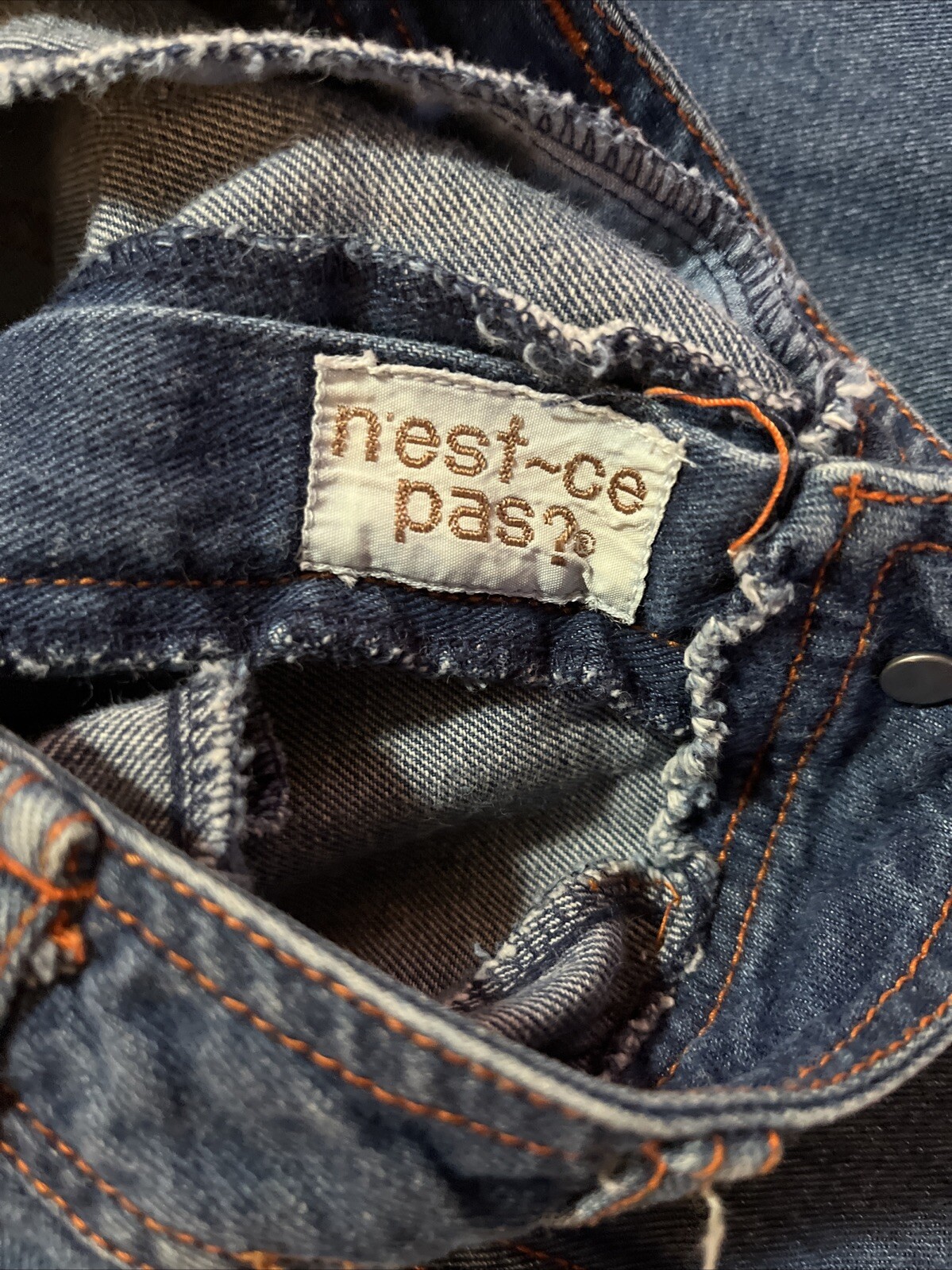 True Vintage Vintage N&rsquo;est Ce Pas? Womens 70s 1970s Size 26×27 High Waisted