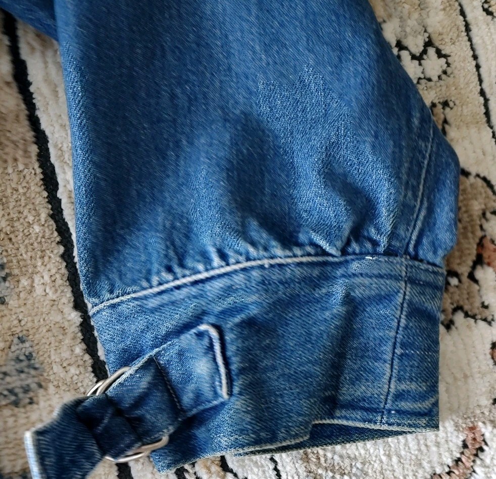 Vintage Womens Chore Barn Jacket Denim 90s Y2K Size Medium Jones Wear Hooded
