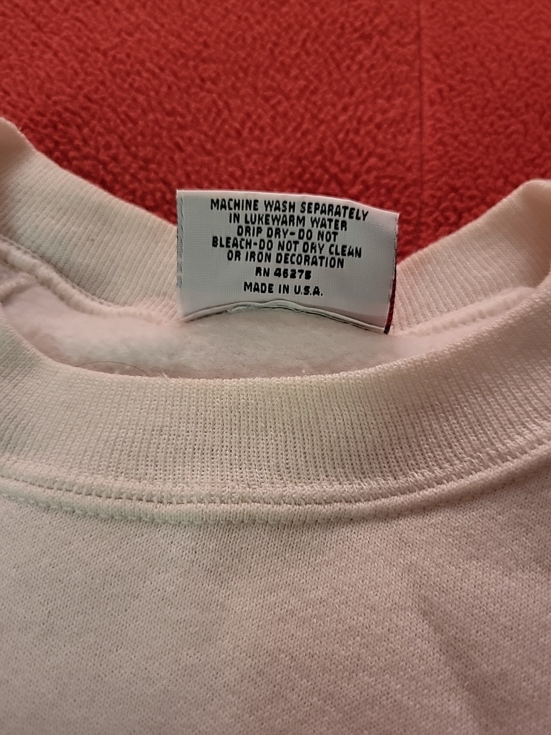 RARE vintage 80&rsquo;s LOVE U.S. postal service stamp sweatshirt