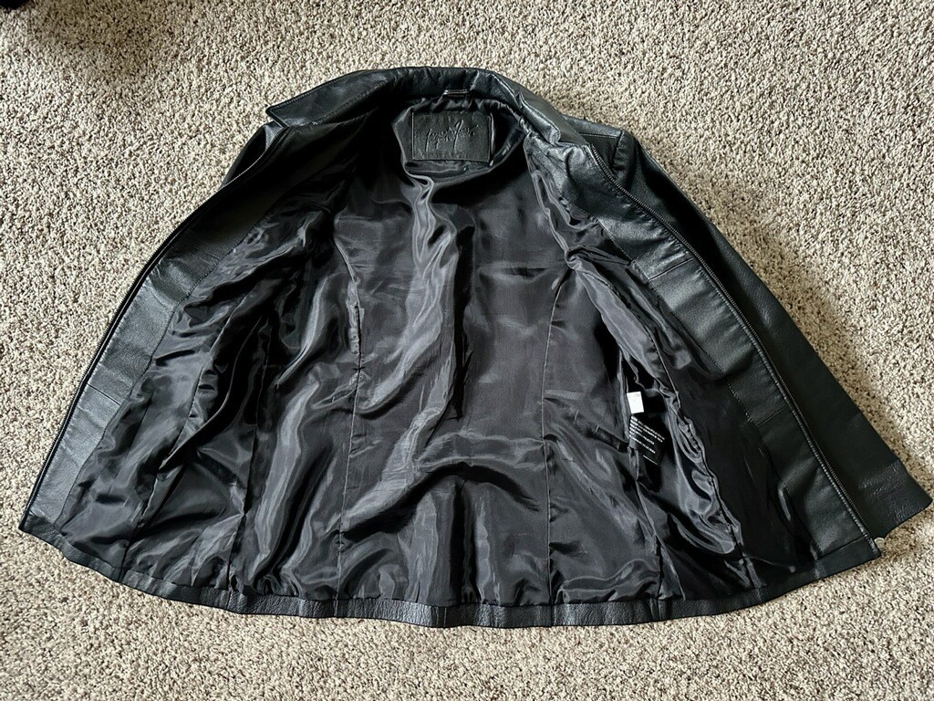 Jacqueline Ferrar Genuine Leather Jacket. Size Medium