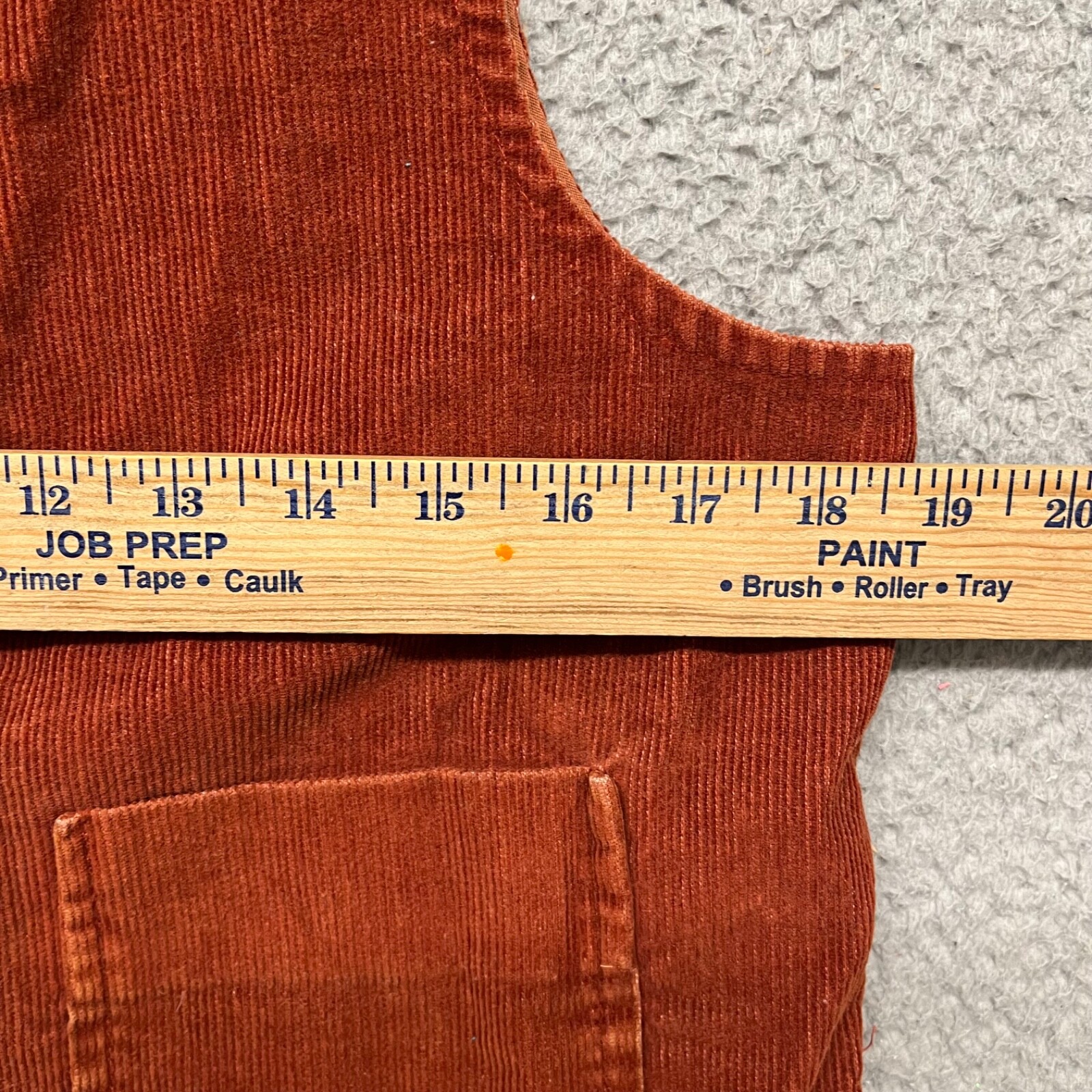 Vintage Sears Jr Bazaar Vest Brown Corduroy 60&rsquo;s 70&rsquo;s Retro Disco Western