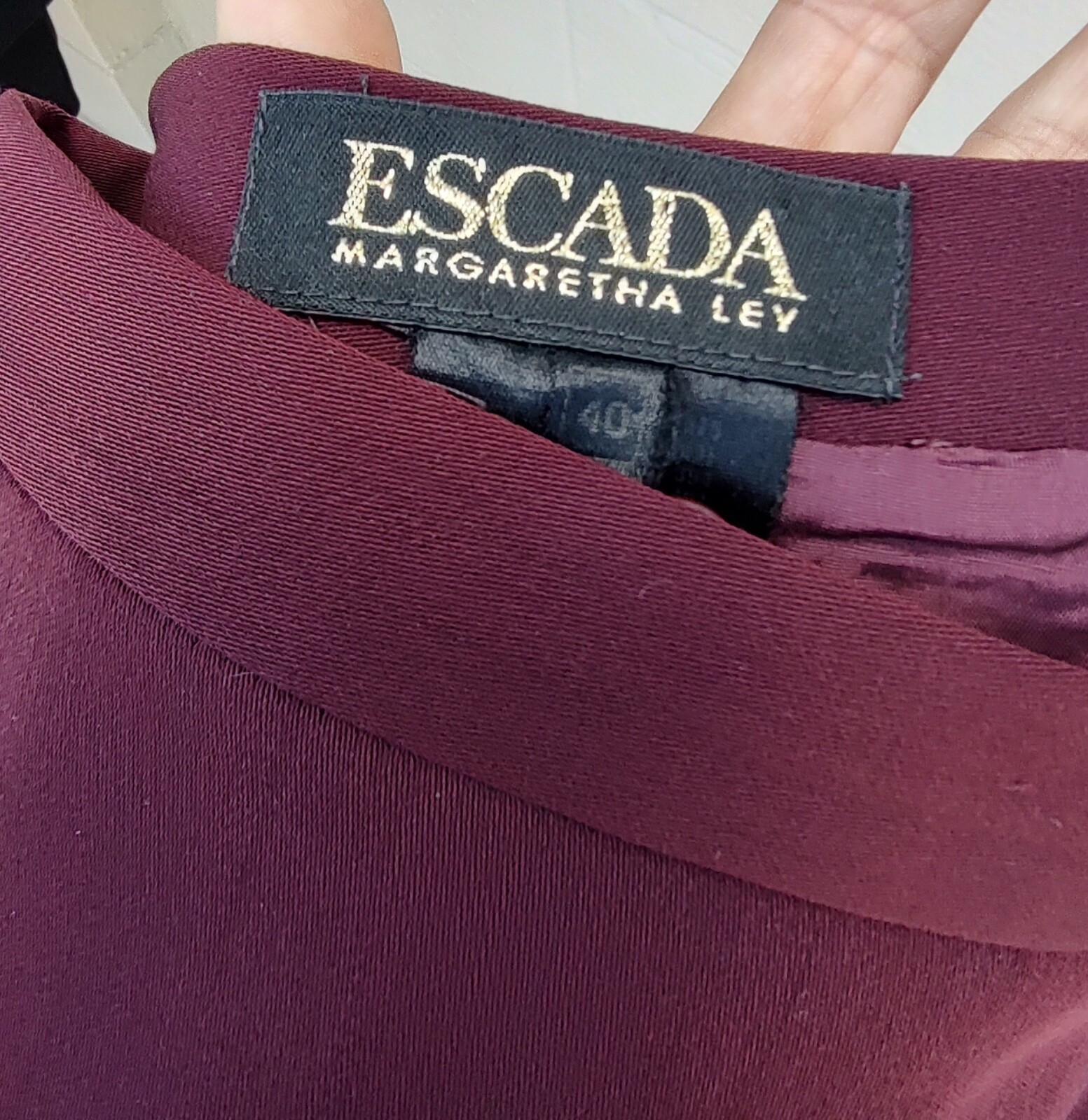 Escada 3 piece 1980&rsquo;s Power Suit Jacket Pullover Sweater Skirt SZ EU40 US14