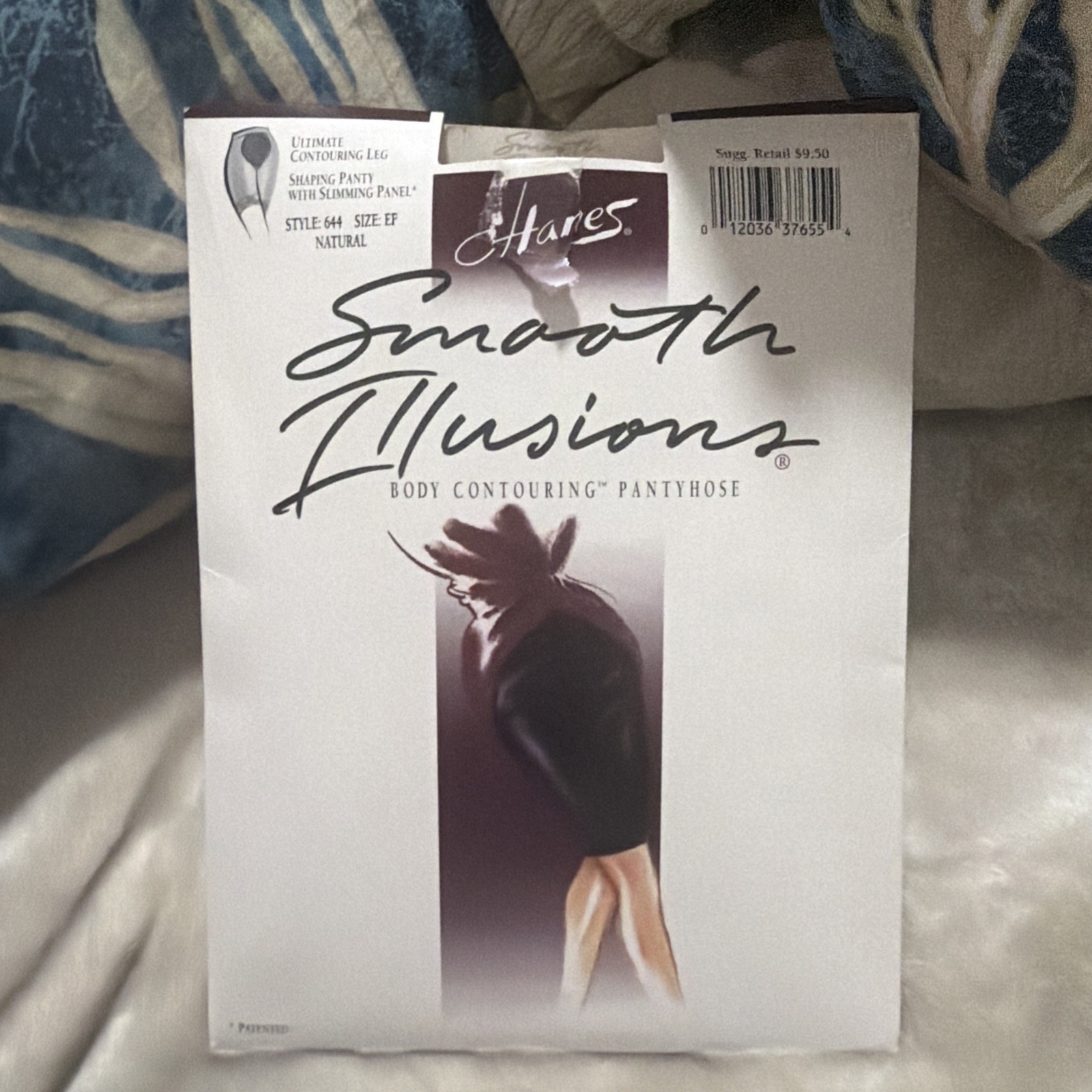 Vintage Hanes Smooth Illusions Size EF Natural Body Contouring Pantyhose NWT