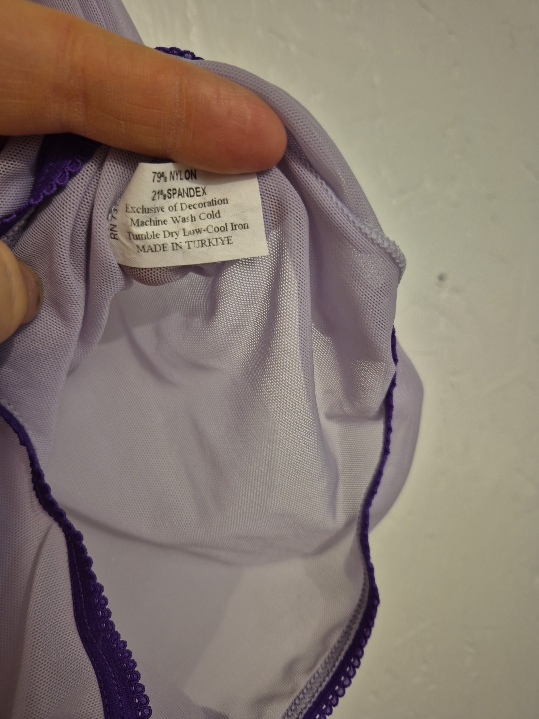 Y2k Vtg PLAYBOY INTIMATES Sheer Lavender/Purple Camisole Sz M RHINESTONE bunny