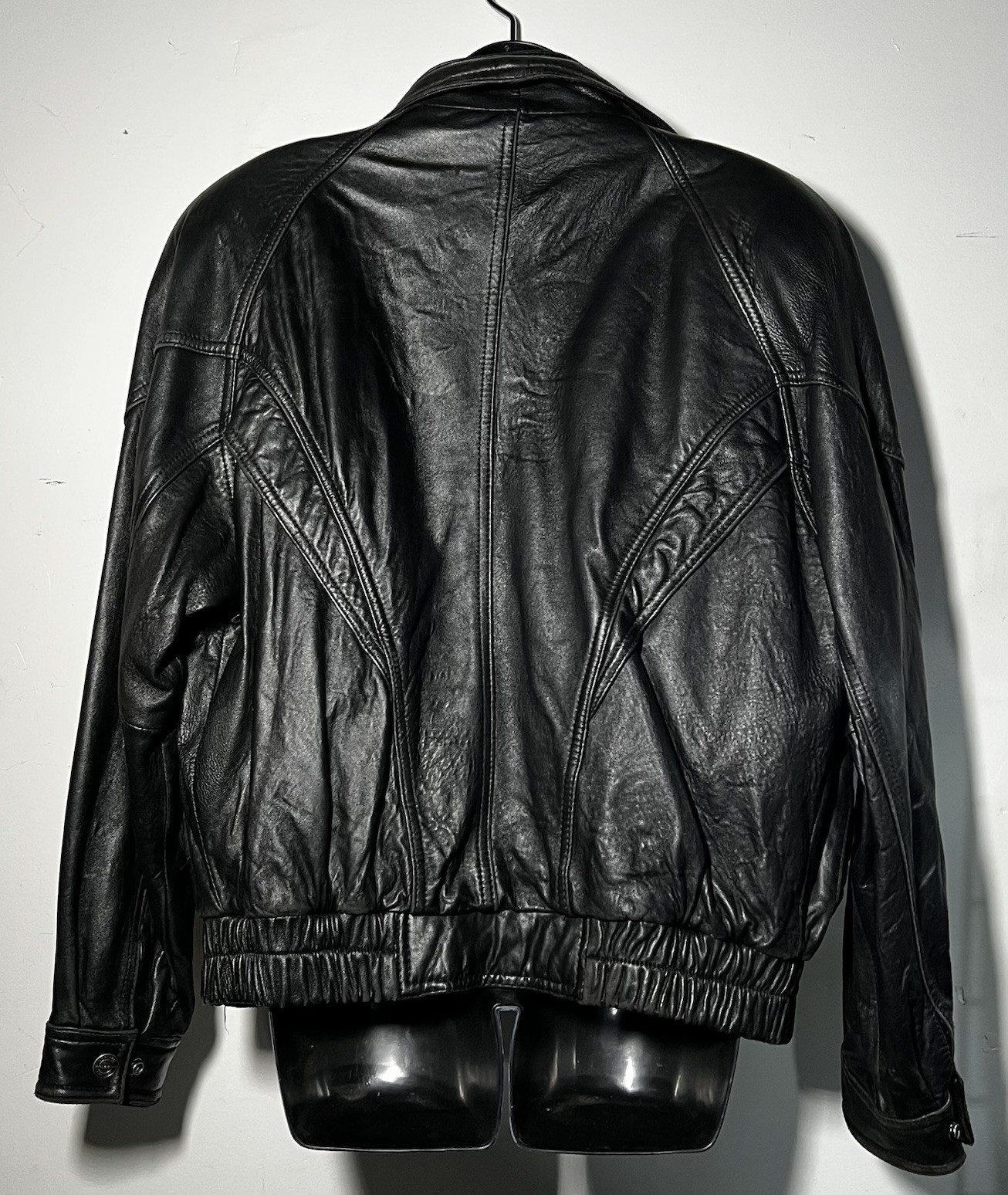 Wilsons Jacket Women Size Small Leather Motorcycle Biker Punk Moto Read Disc