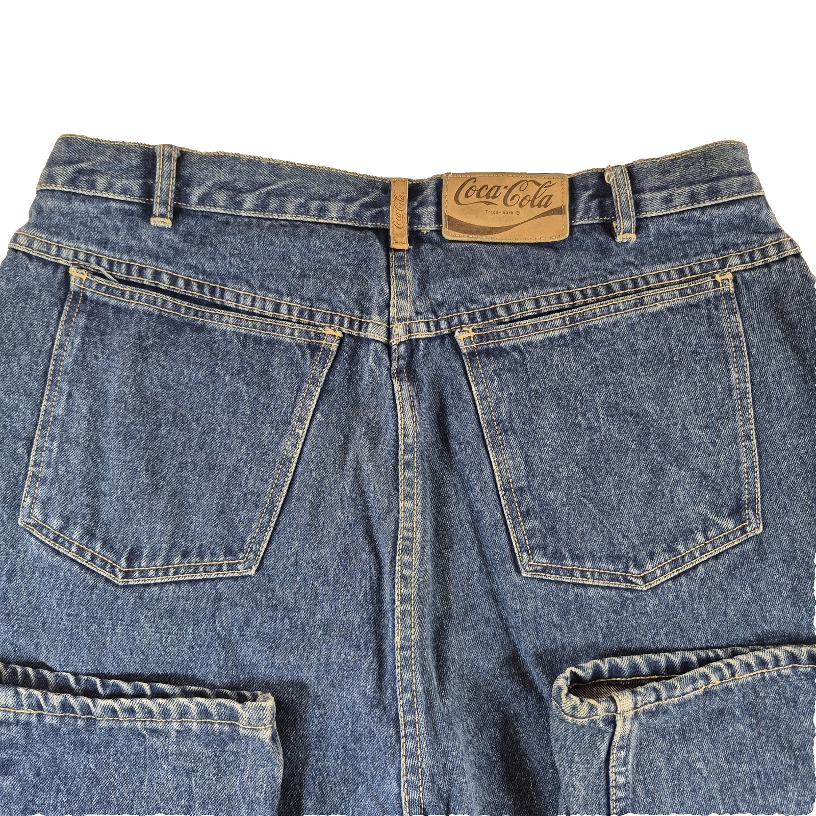 Vintage Coca Cola Women&rsquo;s Denim Jeans Blue Plus Size 33 X 30.5