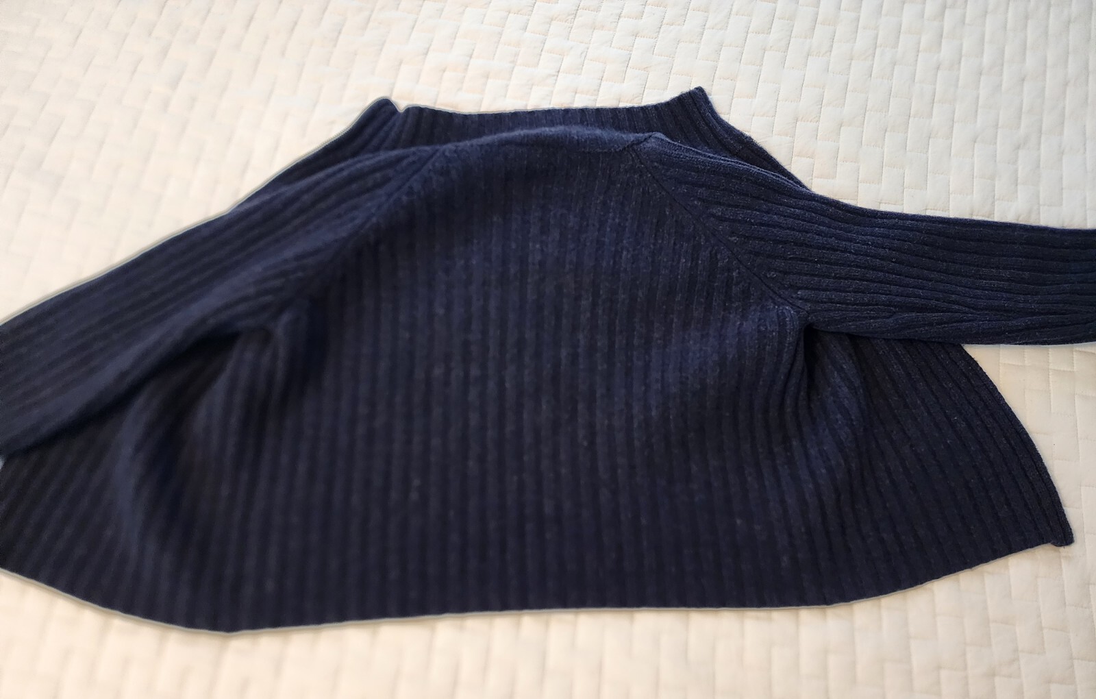 Paul Harris Design 100% Lambswool Size Large Sweater Blue Long Sleeve Vintage
