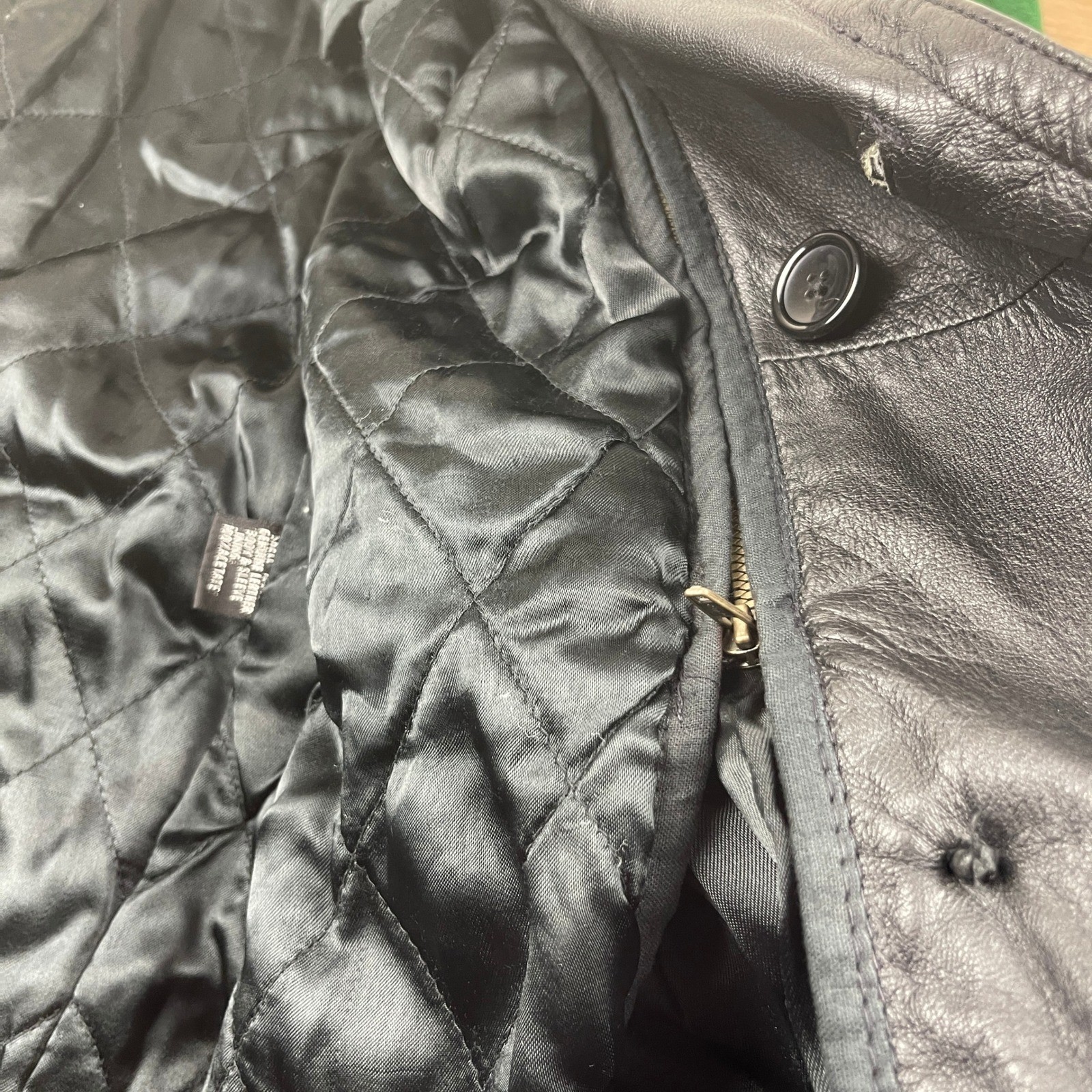 American Armor Black Leather Double Breasted Belted Trench Coat Classic Style