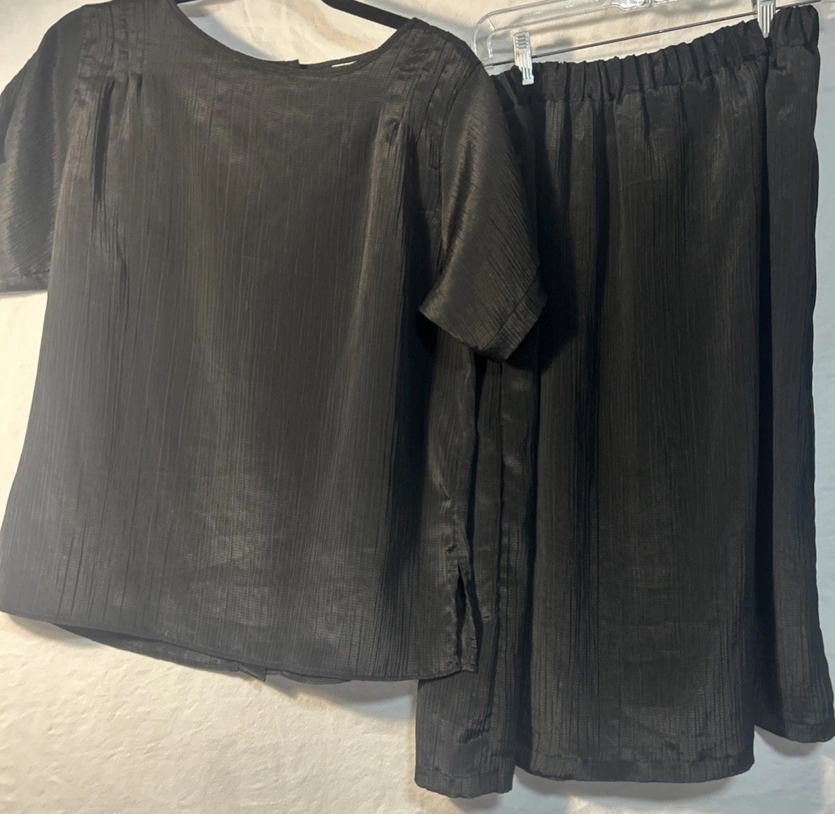 Vintage Forenza Sportswear Shirt And Skirt Set 1980’s Black Size M