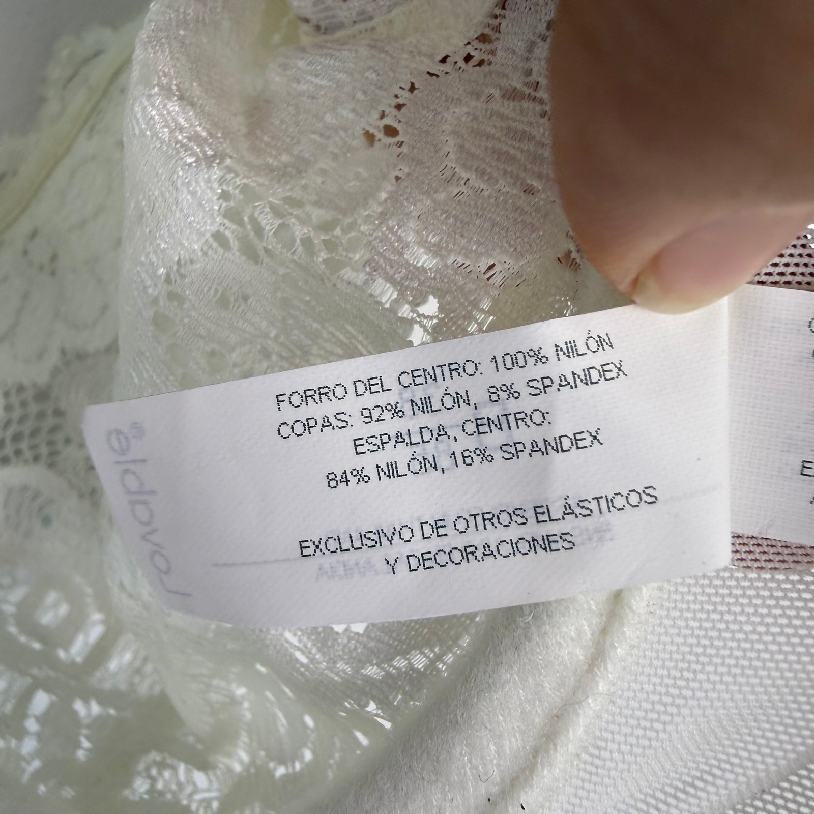 lovable white underwire bra size 38B