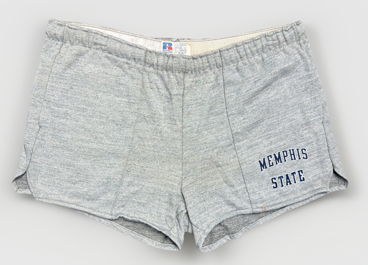 Vintage 80s 90s MSU Memphis State University Tigers Gym Shorts Men’s L Russell