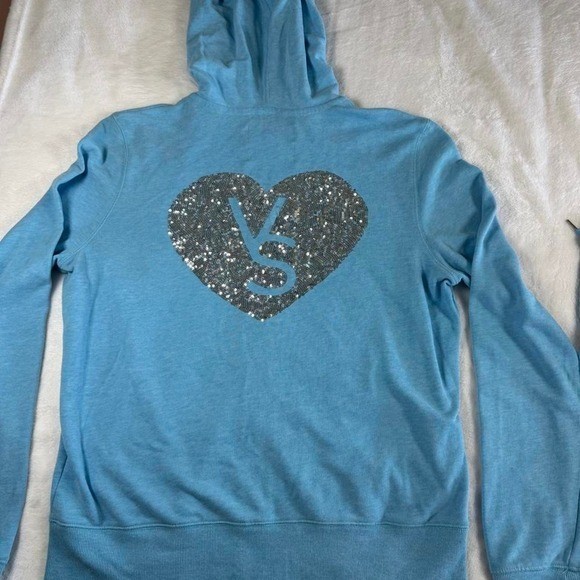 Victoria&rsquo;s Secret blue silver rhinestone graphic tracksuit set y2k vintage