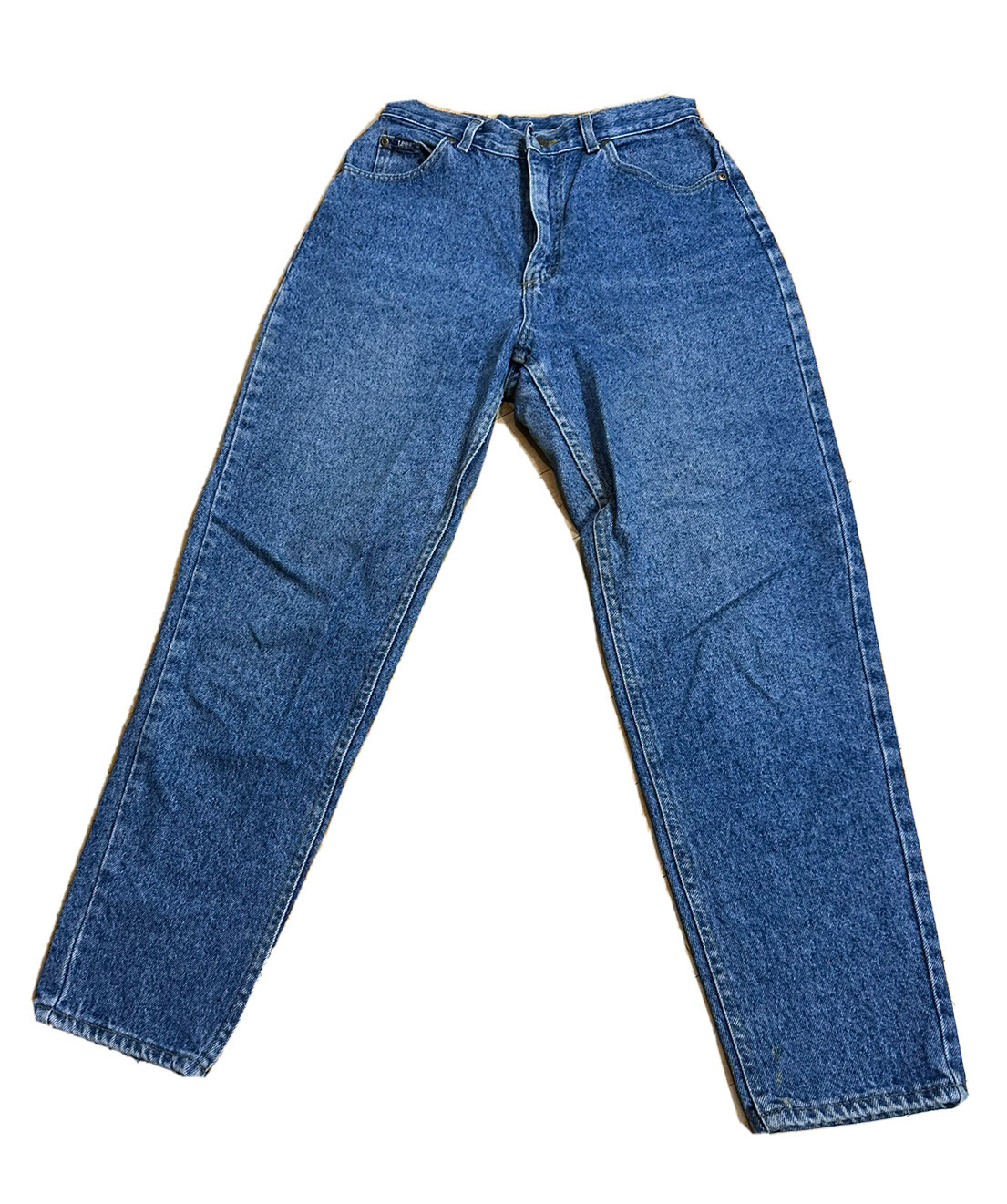 Vintage 80s LEE USA Womens High Waisted Tapered Leg Mom Jeans Size 28 X 30