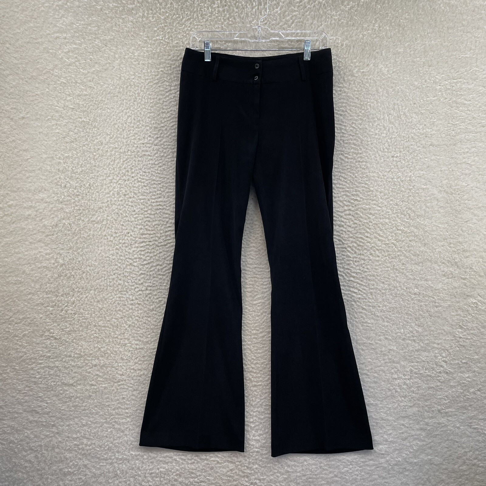 90s Y2K Vintage Dress Pants 8 10 28 29 Black Trousers Slacks Corpcore Office