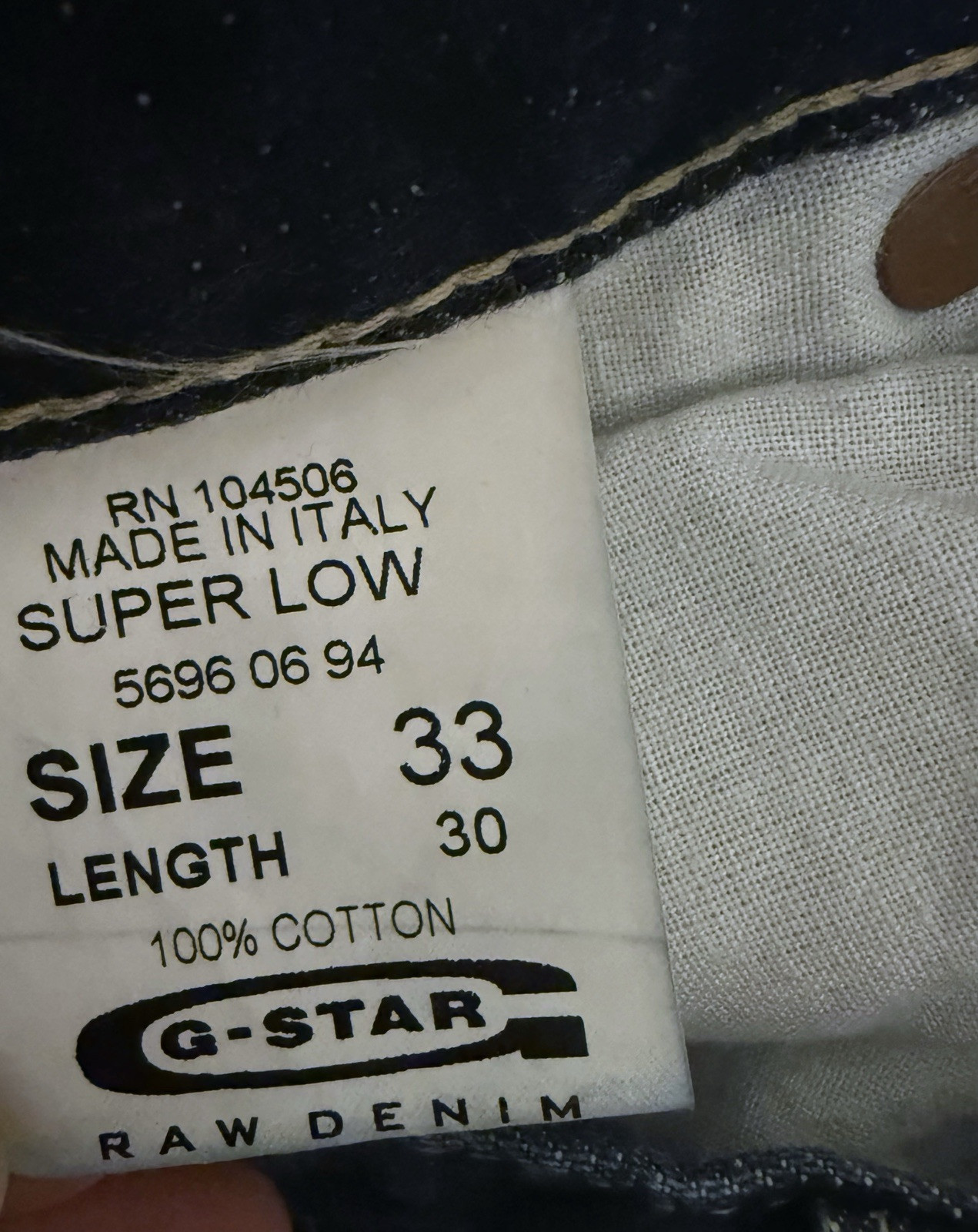 G-Star Women&rsquo;s Vintage Y2K Super low Boot Cut Flare Jeans Size 33