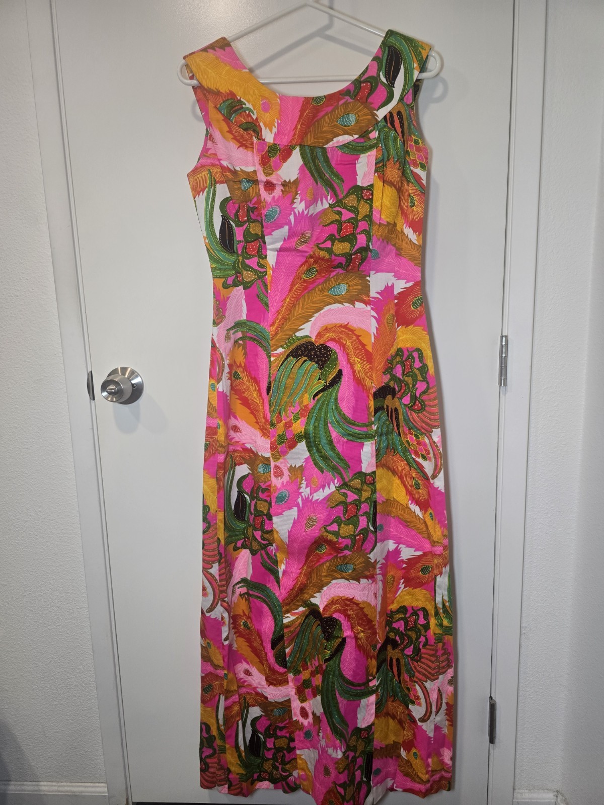 1960s / 1970s Vintage Tori Richard Honolulu Hawaiian Dress AMAZING condition