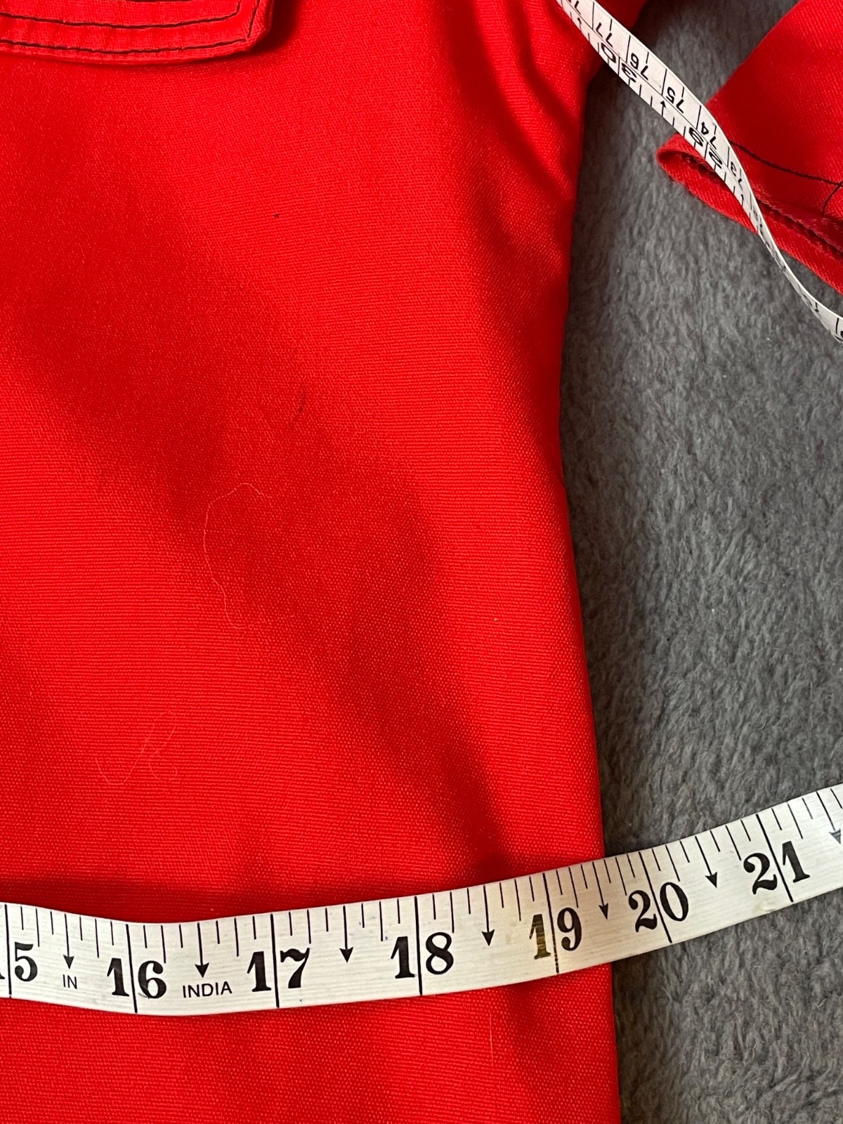 Vintage Junior Accent Red S/M Belted Trench Coat Cape Overlay 60s Retro Mod VTG