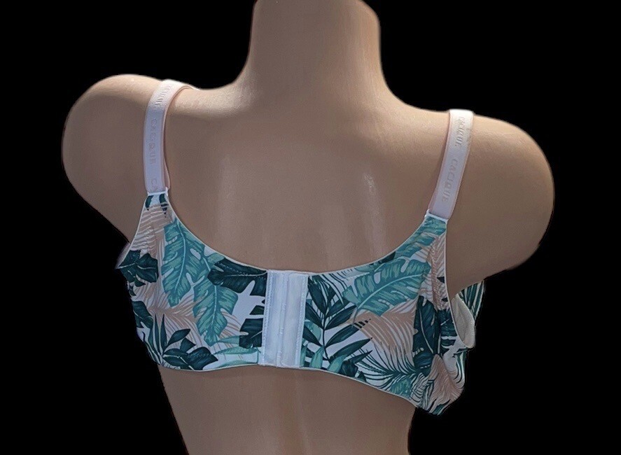 Cacique Lightly Lined T-Shirt Nylon Bra Womens 44DD NWT
