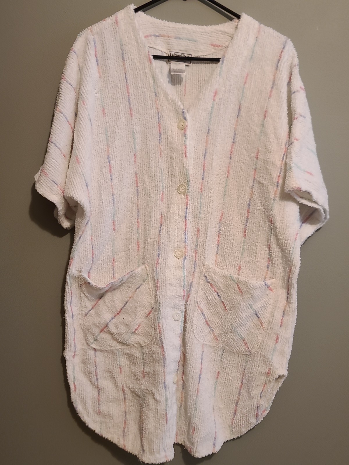 Vintage MCM Leisure Wear Chenille Robe Sz M