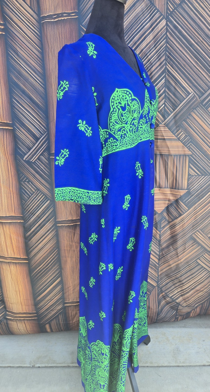 Vintage Sears Hawaiian/Kimo&rsquo;s Polynesian Aloha Honeymoon Dress & Shirt Set w6054