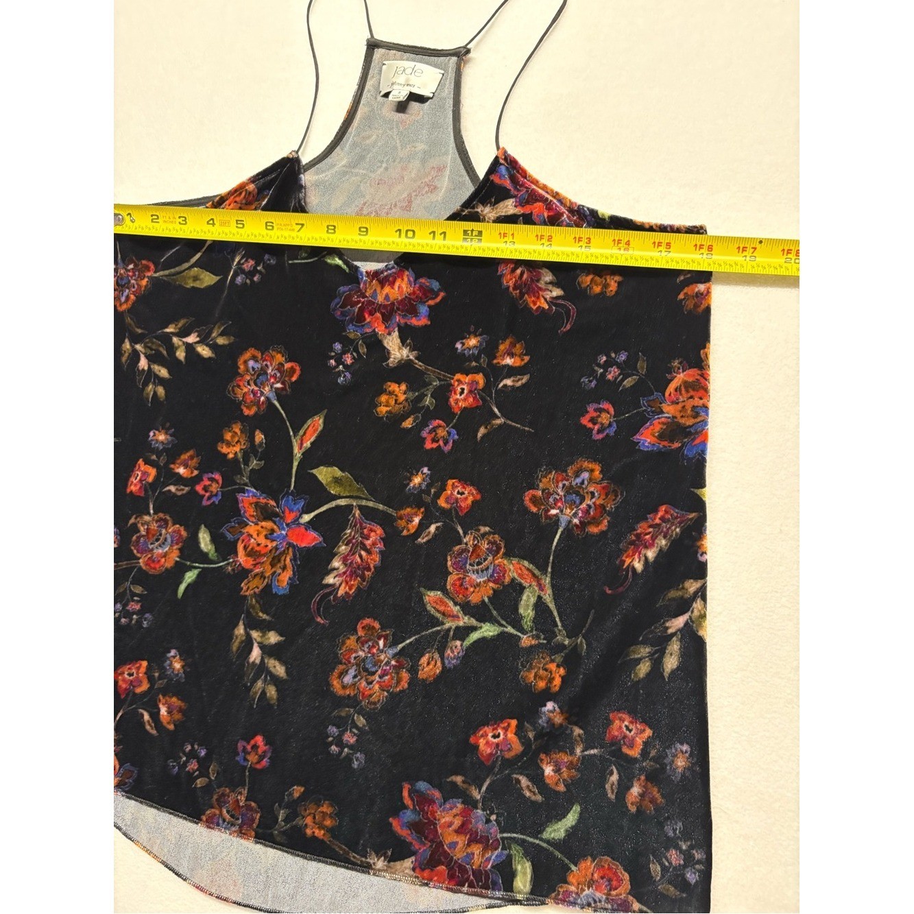 Johnny Was Jade Collection: Chella VelvetCami. Original Price $160