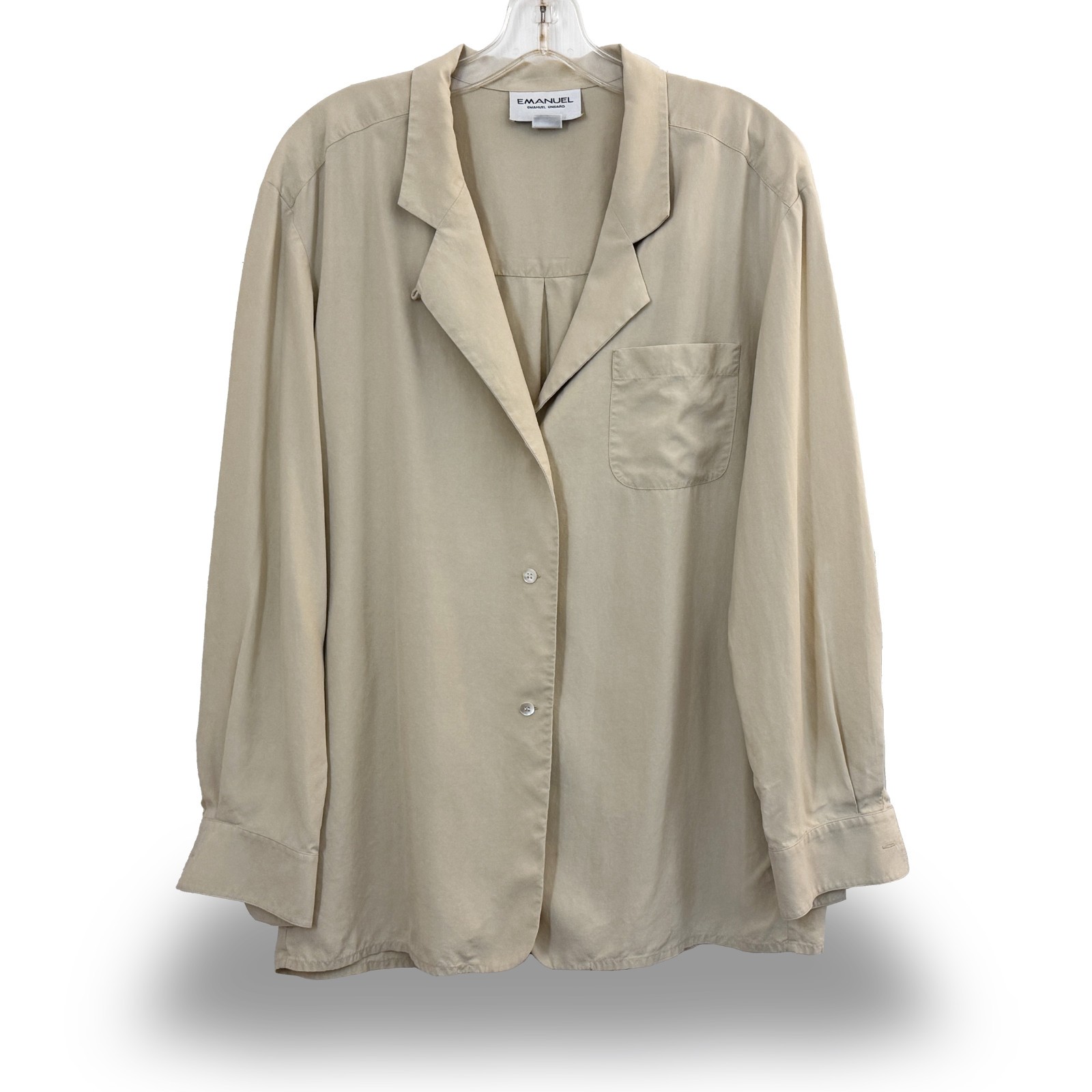 Vintage Emanuel Ungaro Silk Button-Down Blouse Size 10