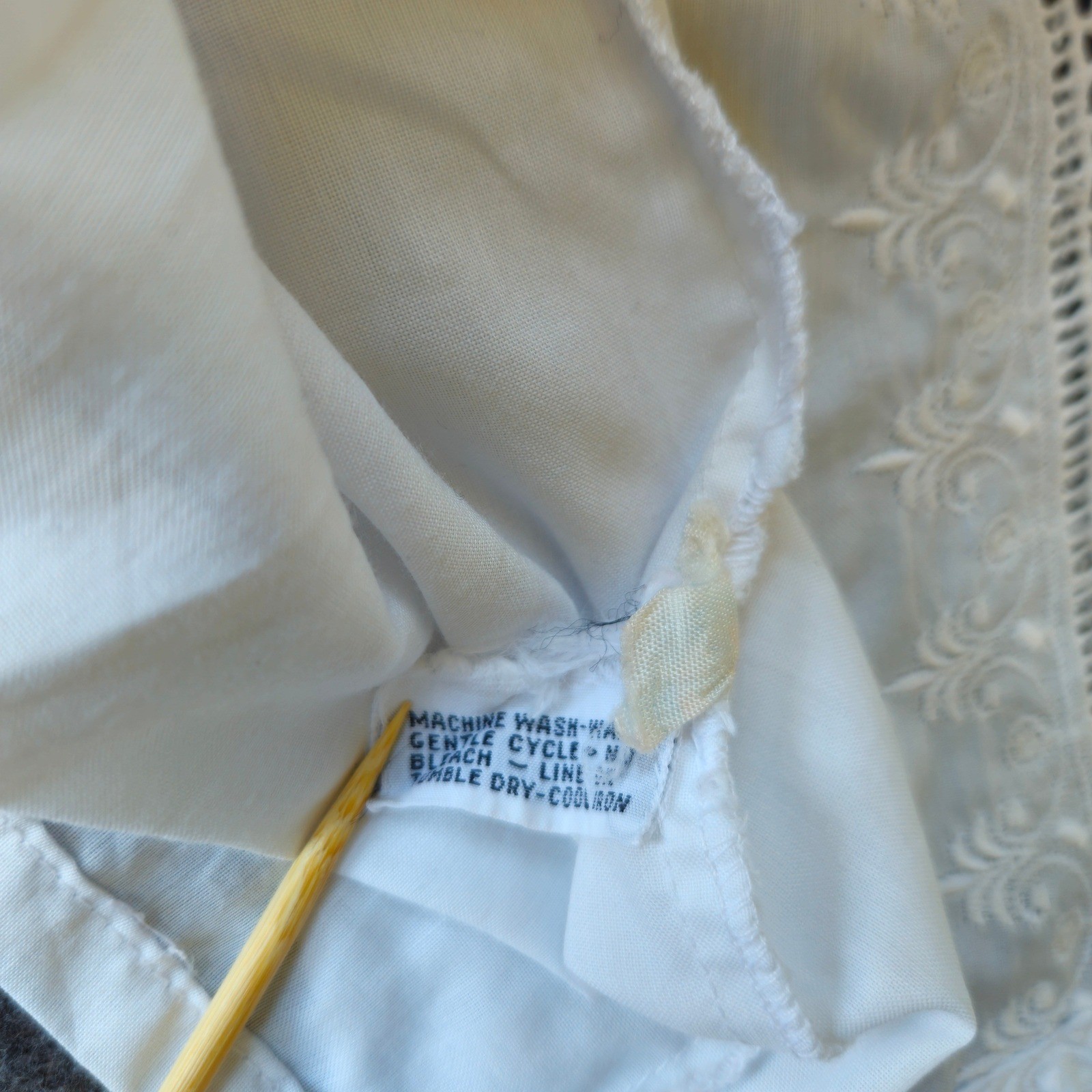 Vintage Adelaar Lace Victorian Crochet Eyelet Blouse Size 8 (Medium) Regency