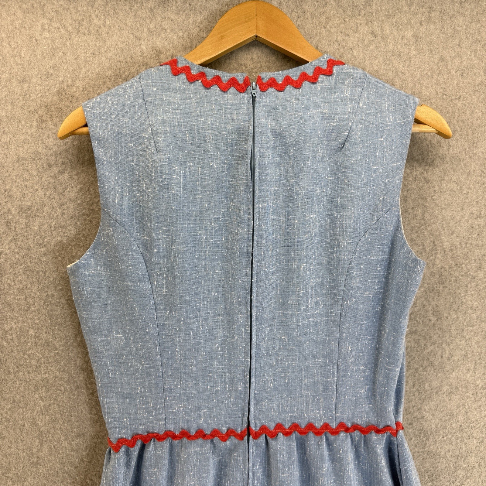 Elfriede Mitch Roberts Applique Maxi Tank Dress Vintage Cottagecore Teacher 16