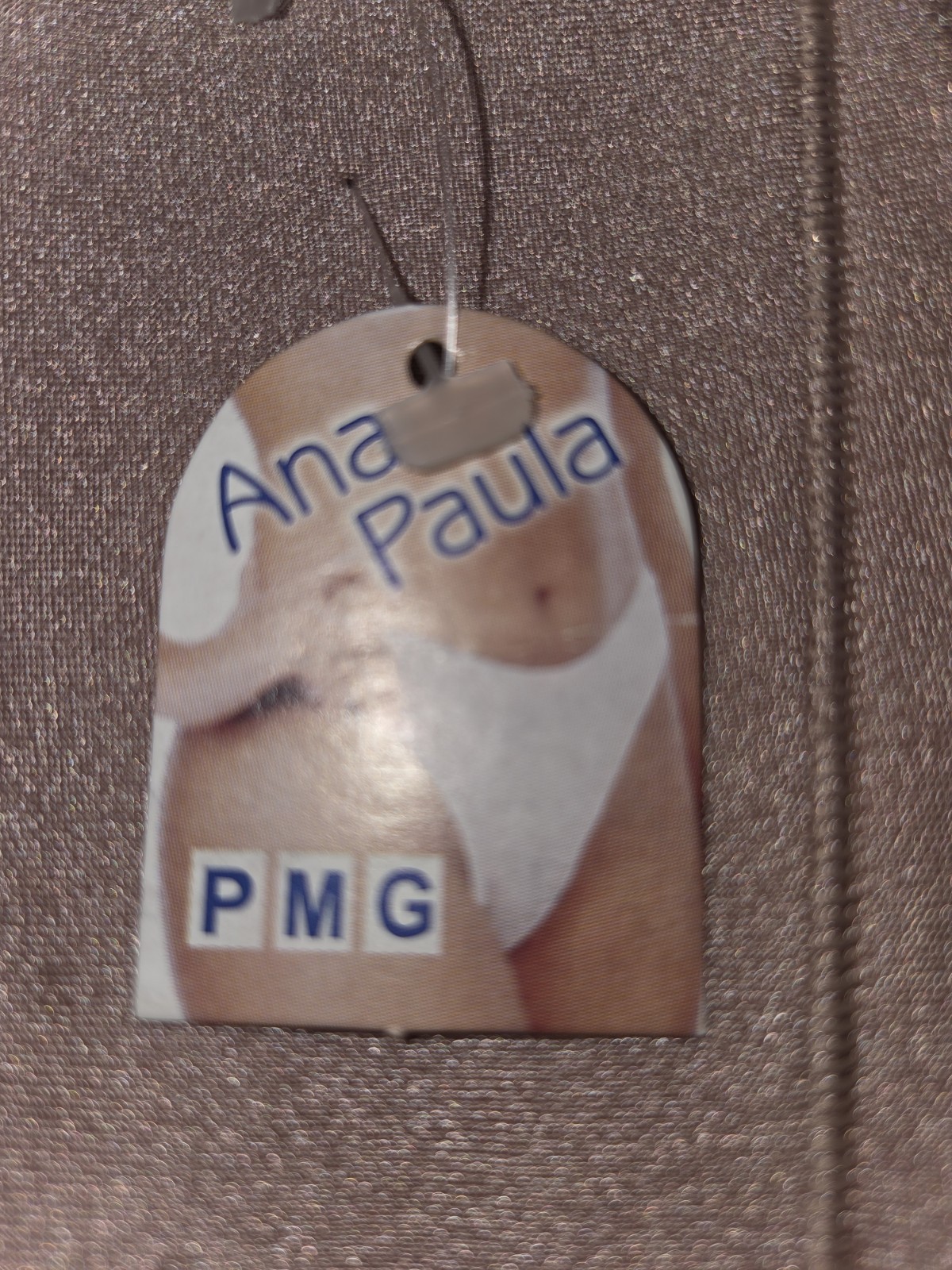 NWT Vintage Beige Ana Paula Lingerie Hicut Panty Medium Large See Pics