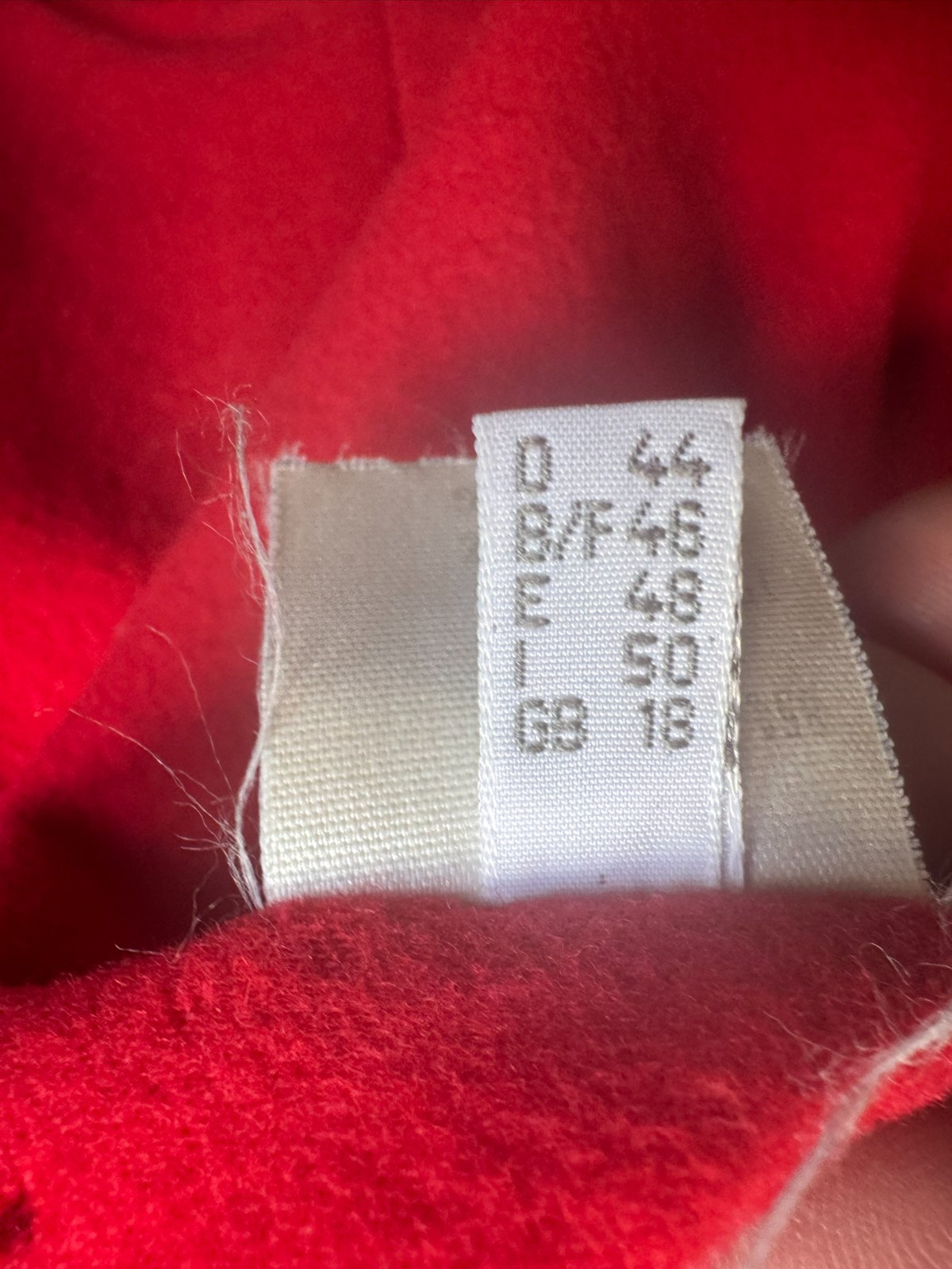 Vintage Antonette Haushofer Quilted Jacket Red Equestrian 44 46