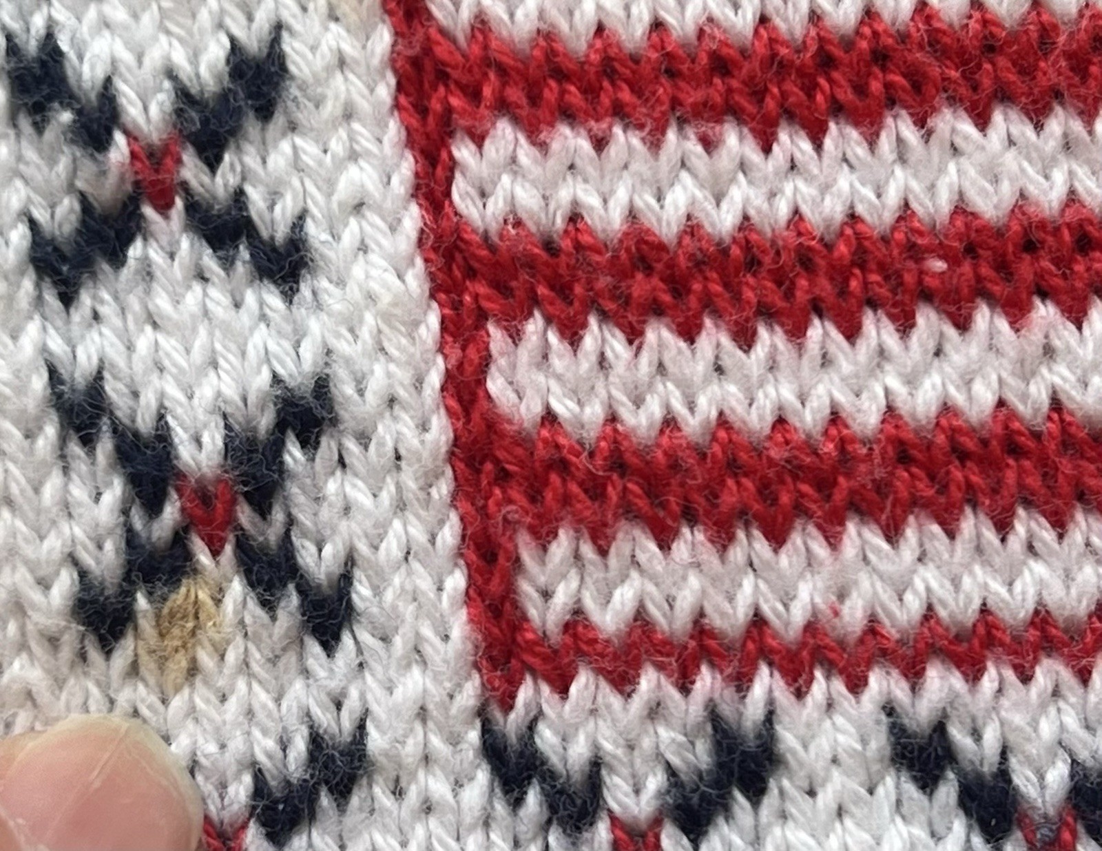 Loft Sweater Vest USA Flag Patchwork Medium Cottagecore Grandmacore Vintage